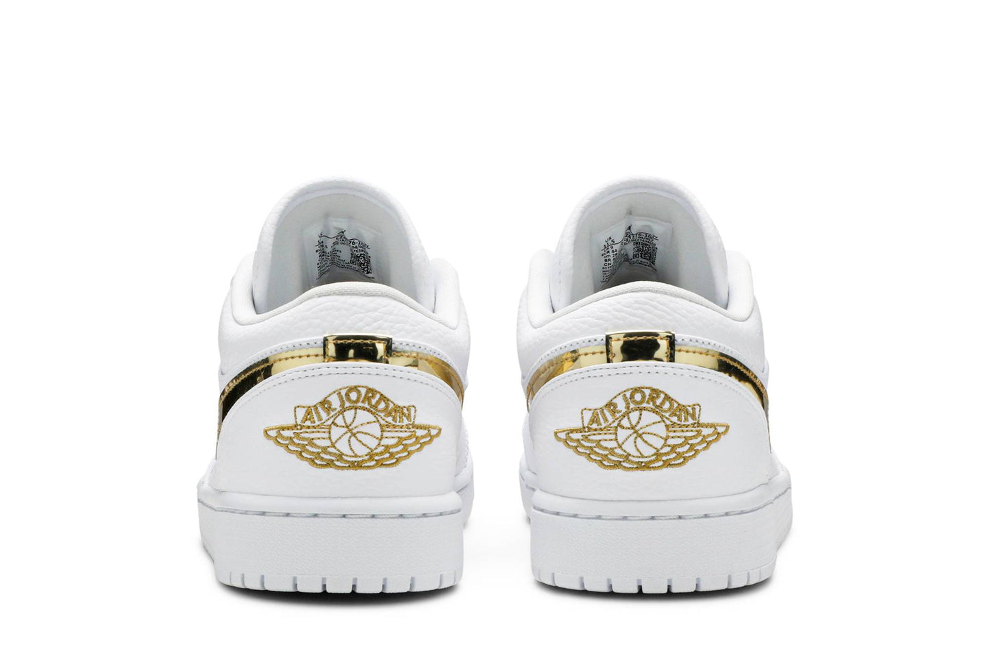 ( Women ) Air Jordan 1 Retro Low White Metallic Gold CZ4776-100