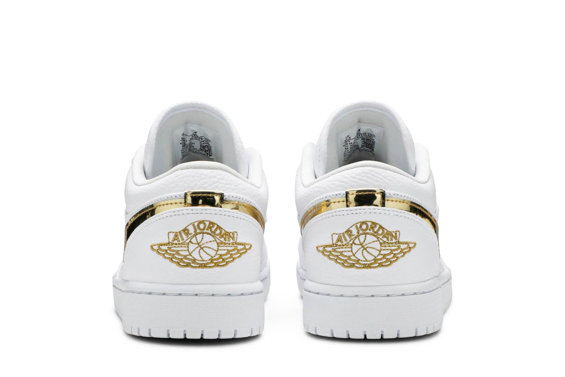 ( Women ) Air Jordan 1 Retro Low White Metallic Gold CZ4776-100