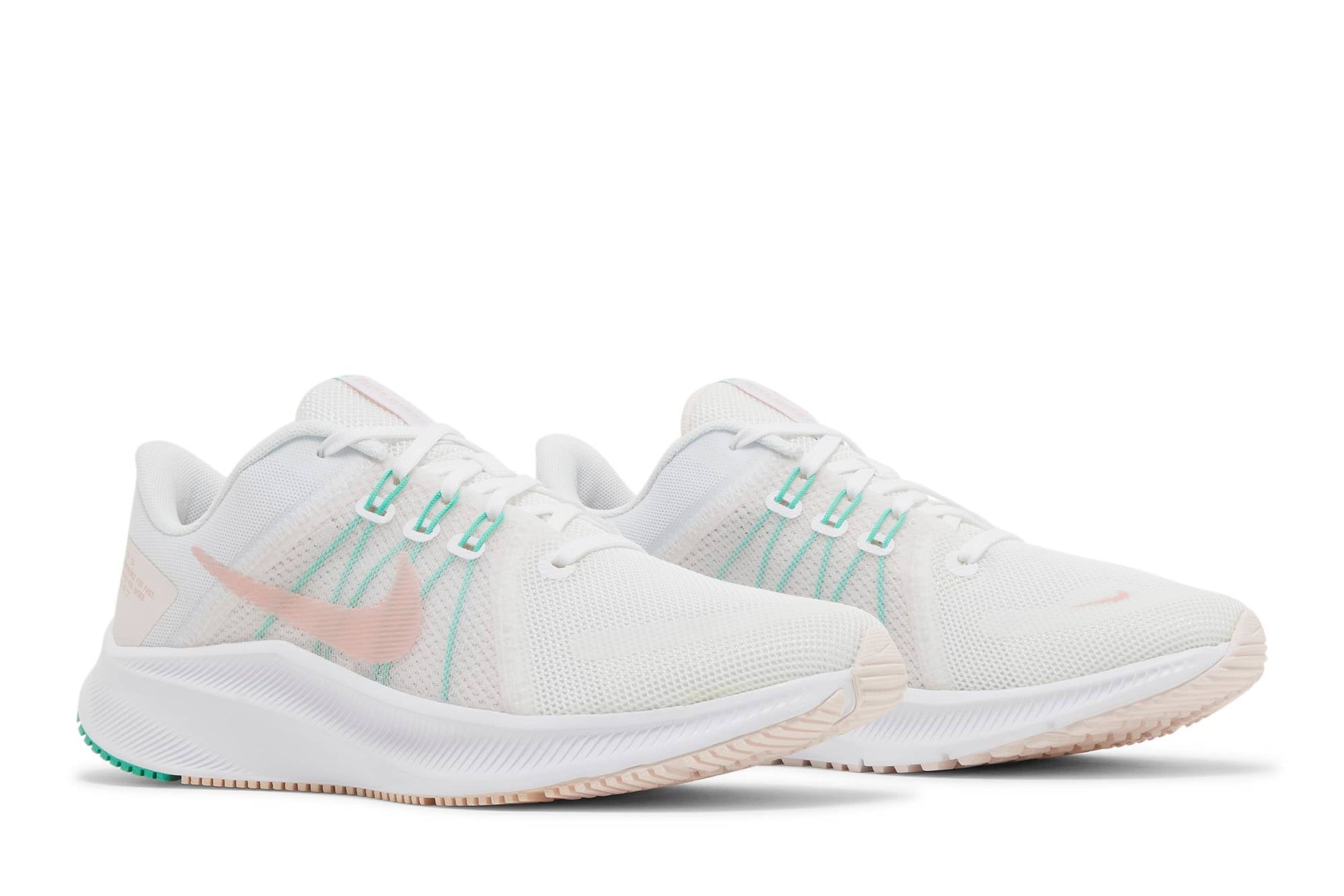 ( Women ) Nike Quest 4 'White Pink' DA1106-105
