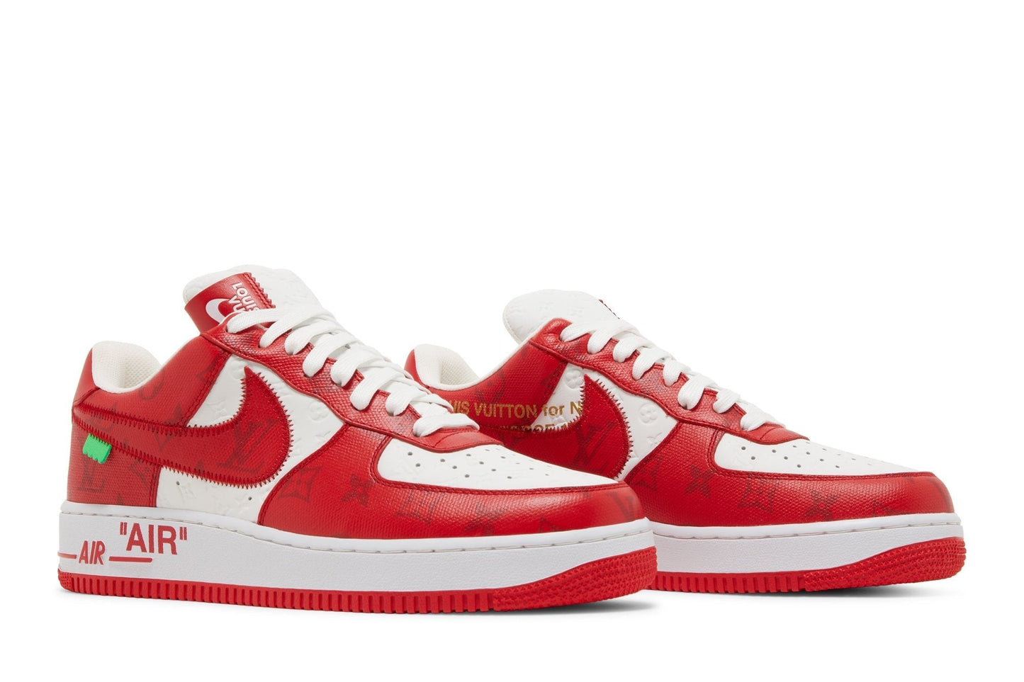 Nike Air Force 1 Low X Louis Vuitton By Virgil Abloh White Red