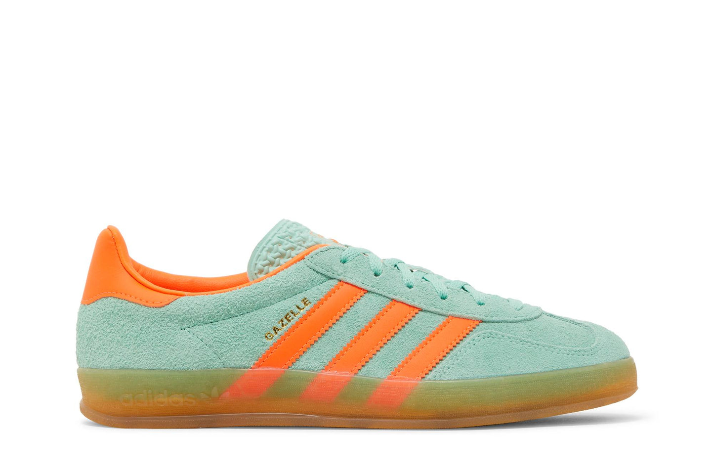 ( Women ) Adidas Gazelle Indoor 'Pulse Mint Solar Orange' HQ8714