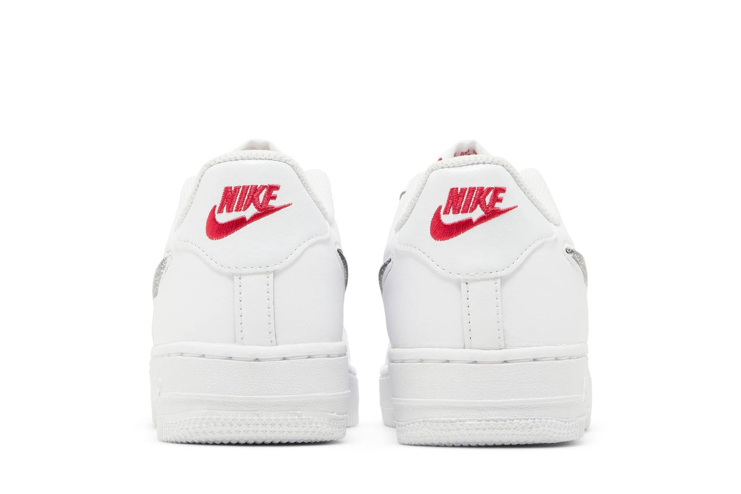 ( Grade School ) Nike Air Force 1 Low LV8 'White Metallic Silver' DC9651-100