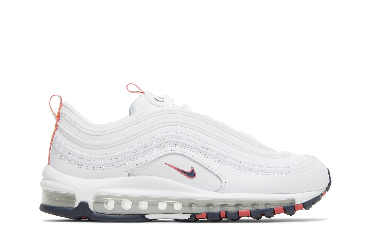 ( Women ) Nike Air Max 97 White Multi Color Pull Tabs DH1592-100