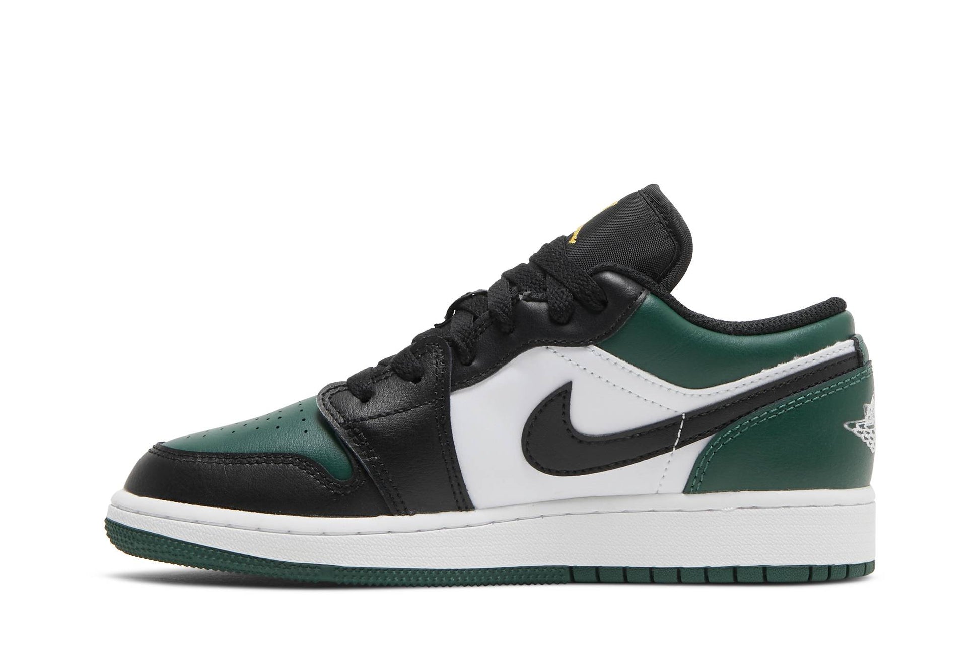 ( Grade School ) Air Jordan 1 Low Green Toe 553560-371
