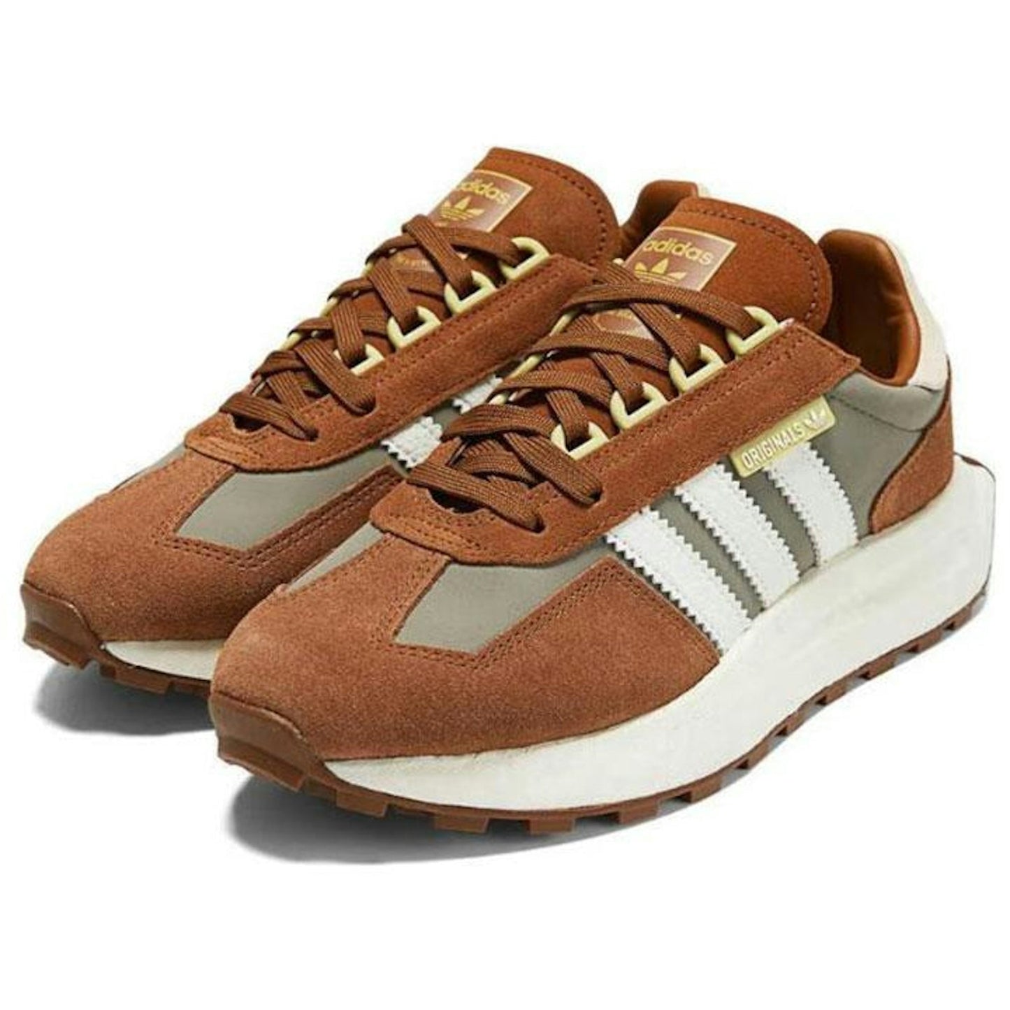 ( Women ) Adidas Originals Retropy E5 'Brown White Gold' GY9921