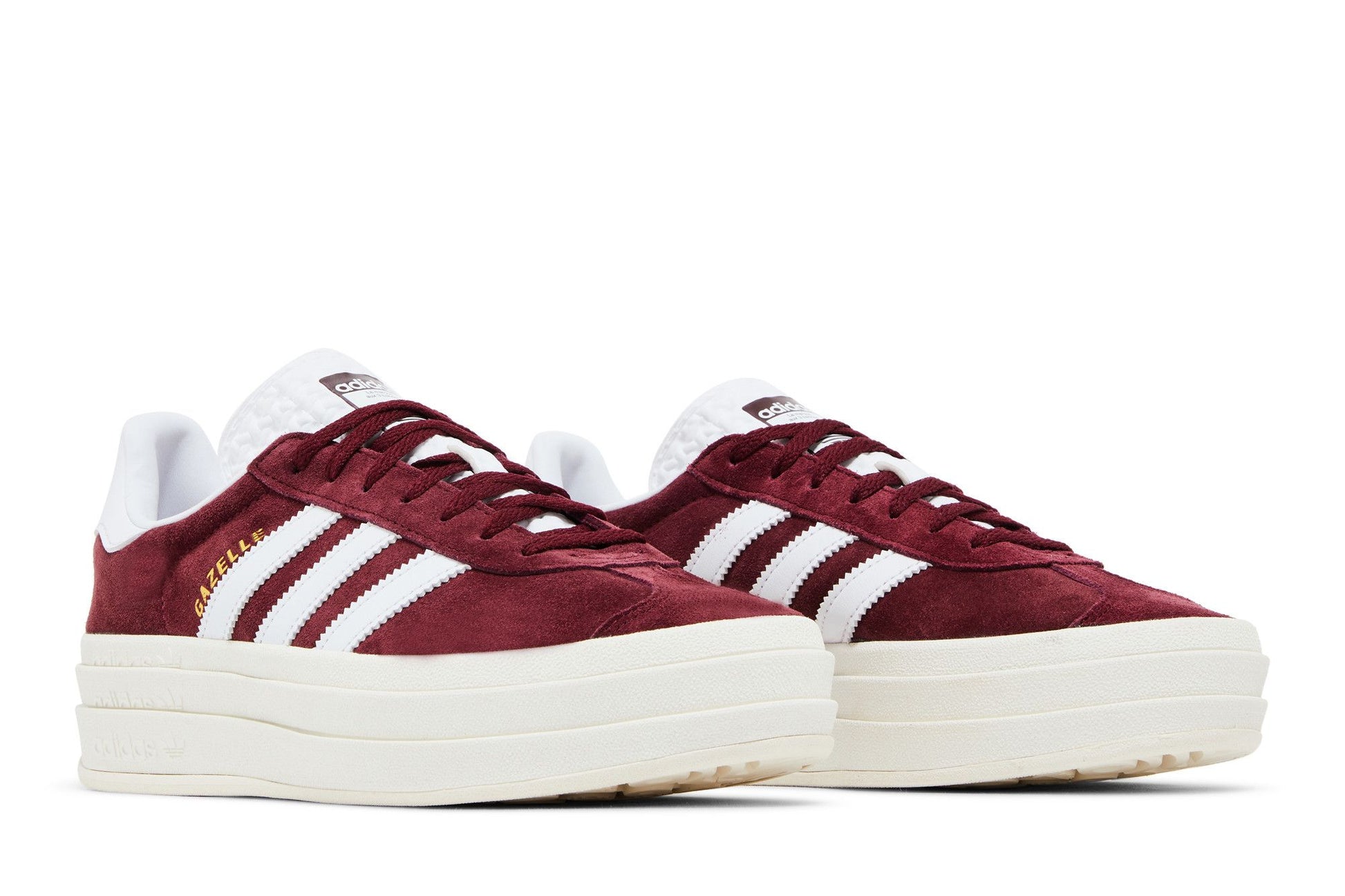 ( Women ) Adidas Gazelle Bold Shadow Red White HQ6892