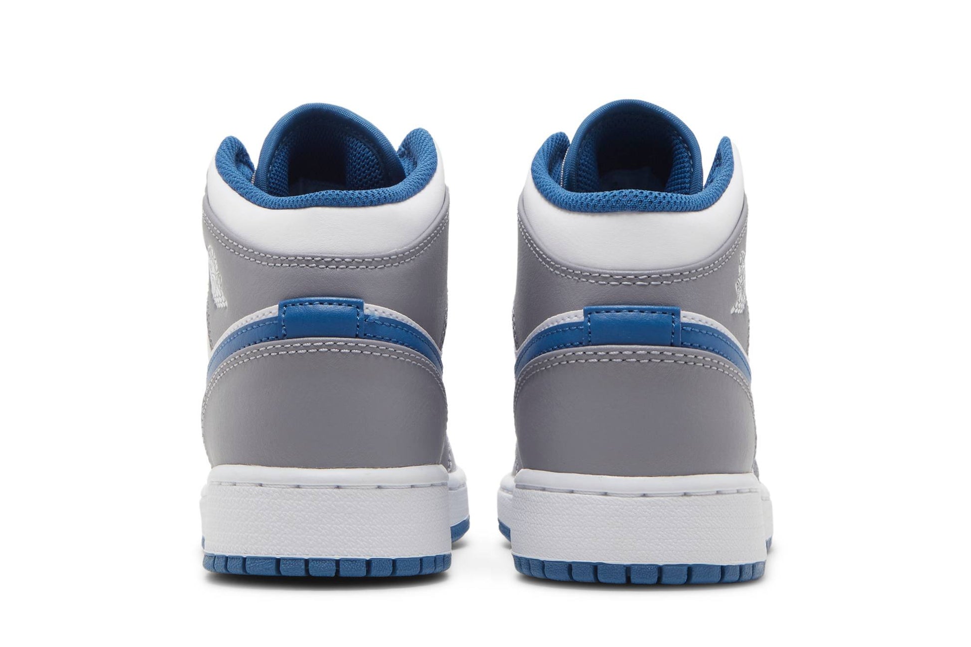 ( Grade School ) Air Jordan 1 Mid 'Cement True Blue' DQ8423-014