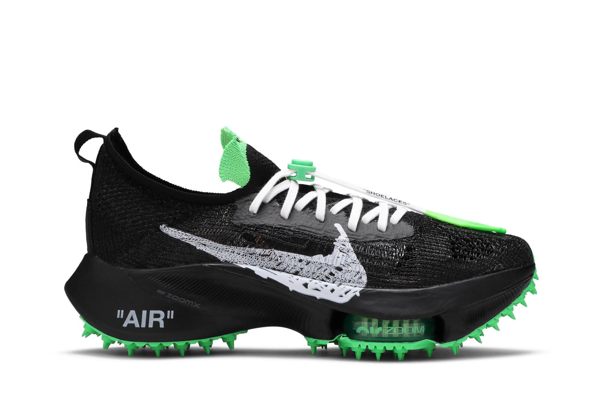 Off-White X Nike Air Zoom Turbo Next% Flyknit 'Black' CV0697-001