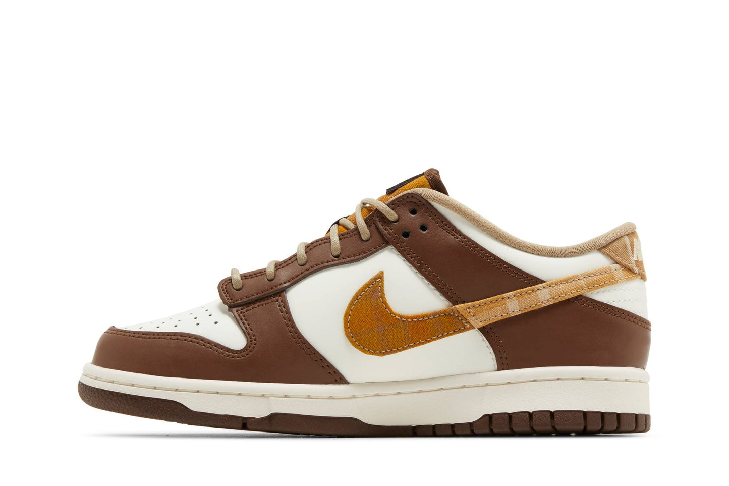 ( Youth ) Nike Dunk Low 'Plaid Brown' FV3653-191