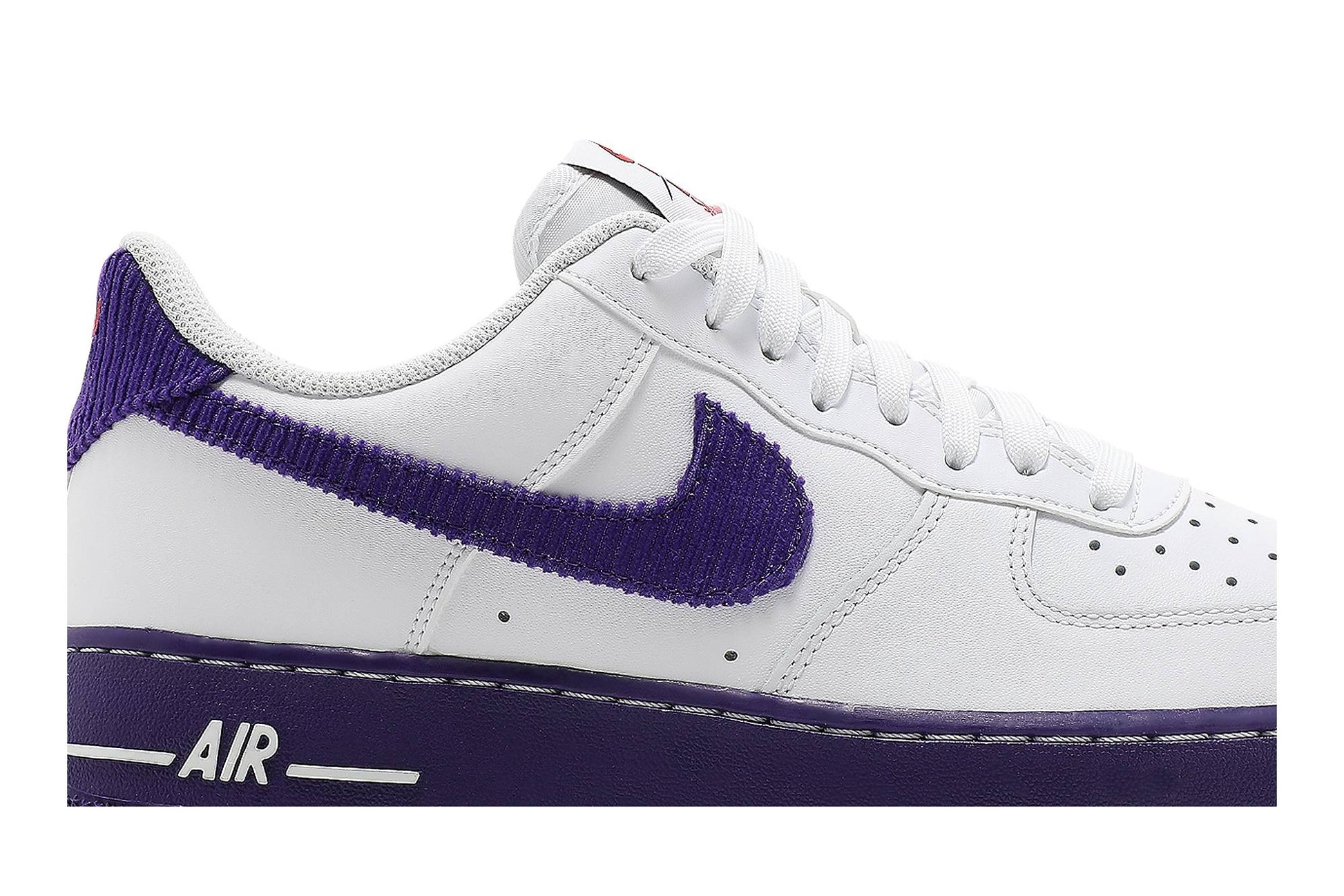 Nike Air Force 1 07 LV8 EMB White Court Purple DB0264-100