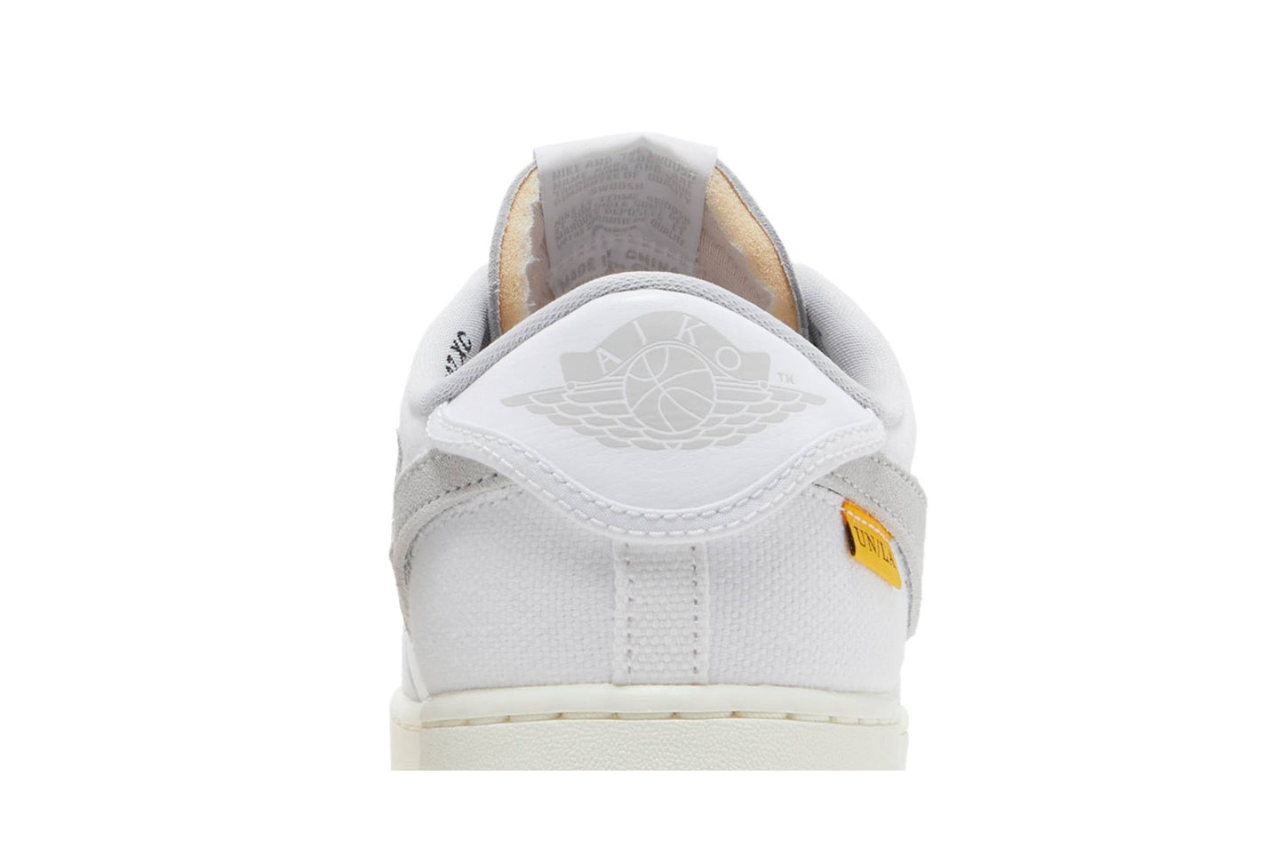 Union LA X Air Jordan 1 KO Low White Neutral Grey DO8912-101