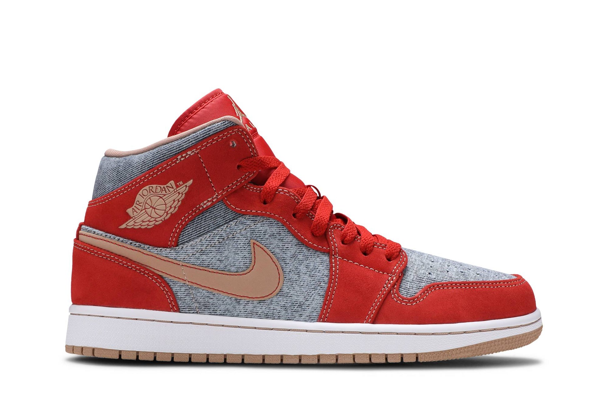 Air Jordan 1 Mid 'Denim Red' DM4352-600