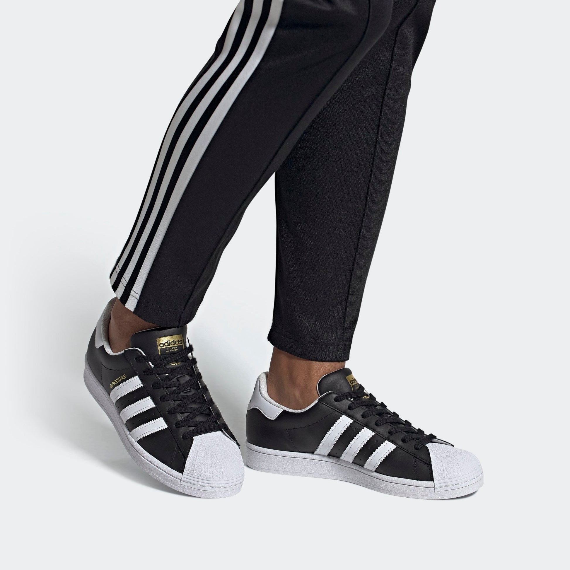 Adidas Originals Superstar Shoes 'Black White Gold' FX2331