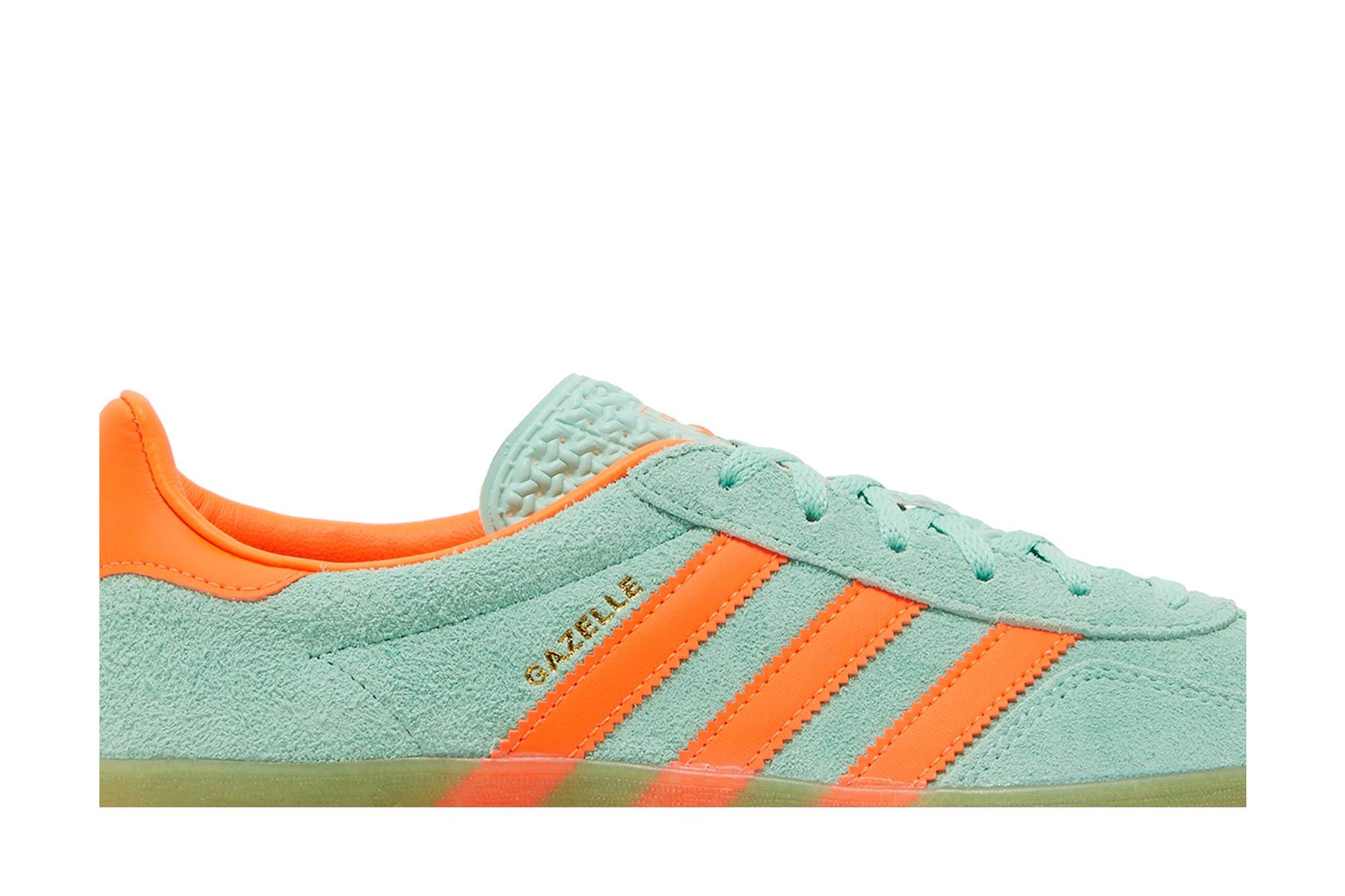 ( Women ) Adidas Gazelle Indoor 'Pulse Mint Solar Orange' HQ8714
