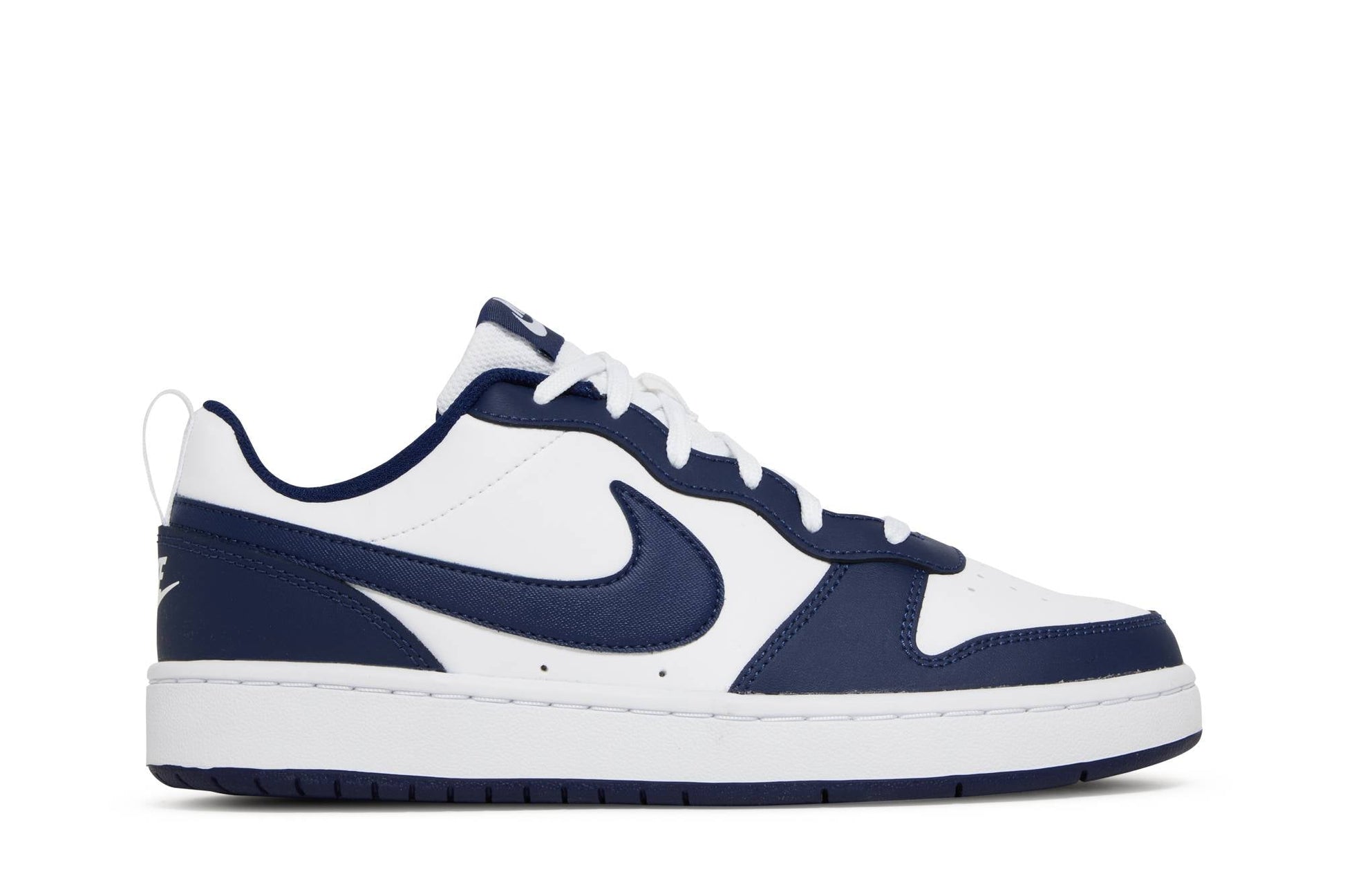 ( Grade School ) Nike Court Borough Low 2 'White Blue Void' BQ5448-107