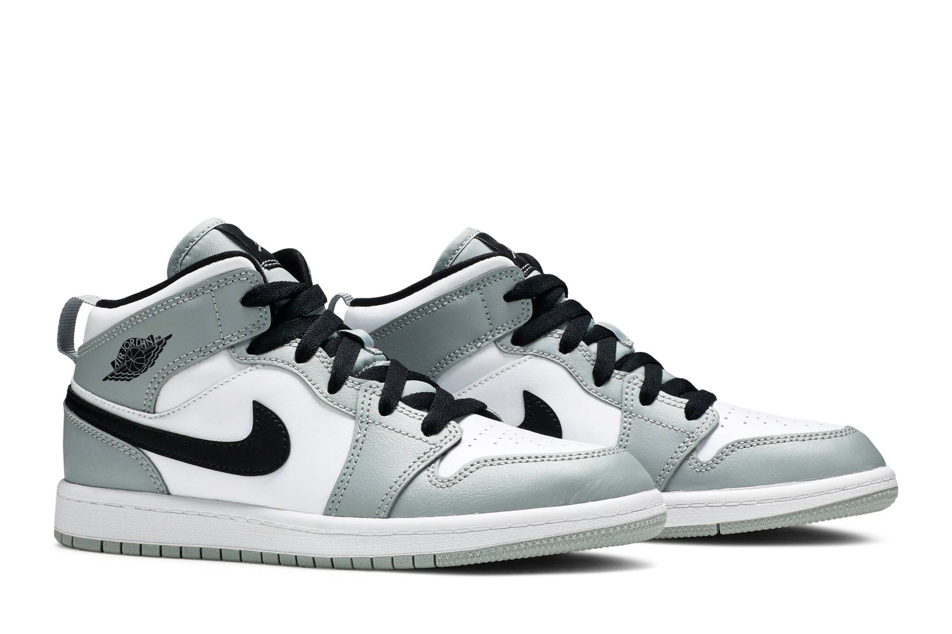 ( Preschool ) Air Jordan 1 Mid Light Smoke Grey 640734-092