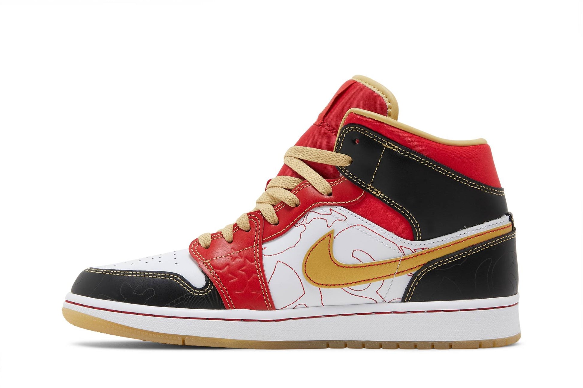 Air Jordan 1 Mid XQ 'White Black Sport Red' 2022 DV0576-176