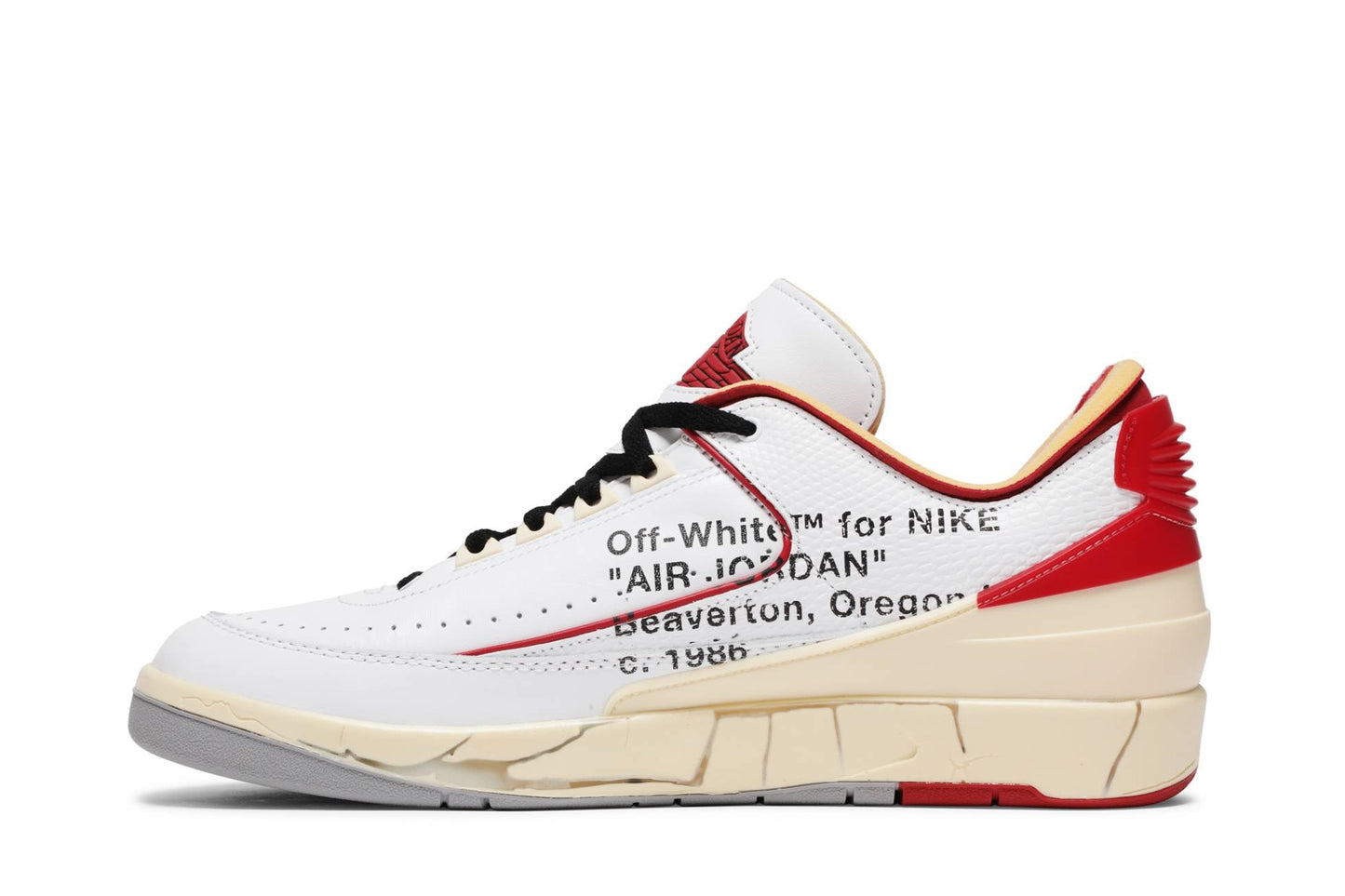 Off-White X Air Jordan 2 Retro Low SP White Red DJ4375-106