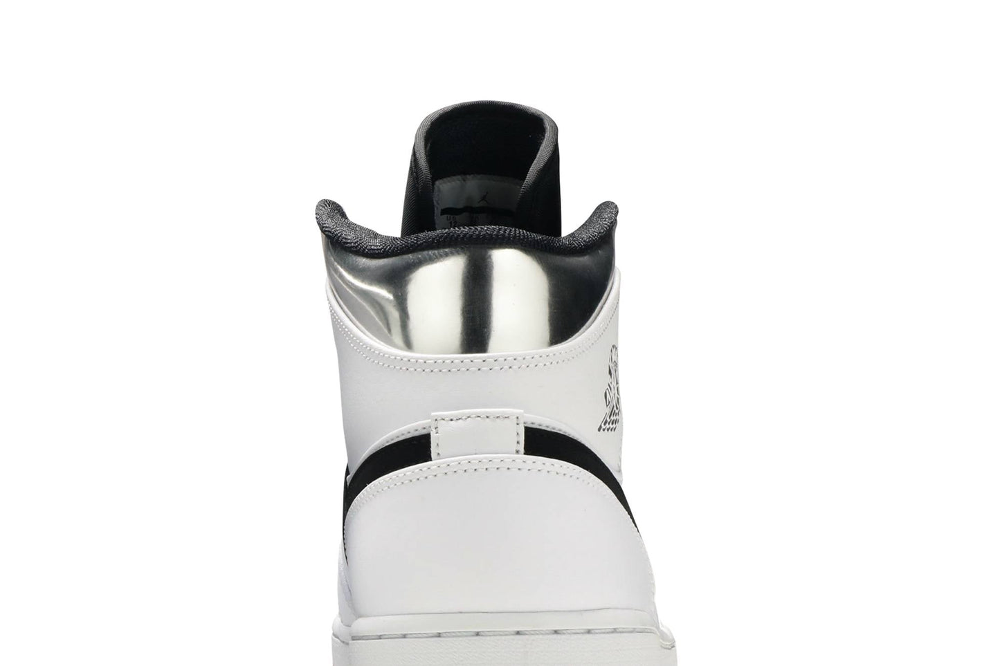Air Jordan 1 Mid 'White Silver' 554724-121