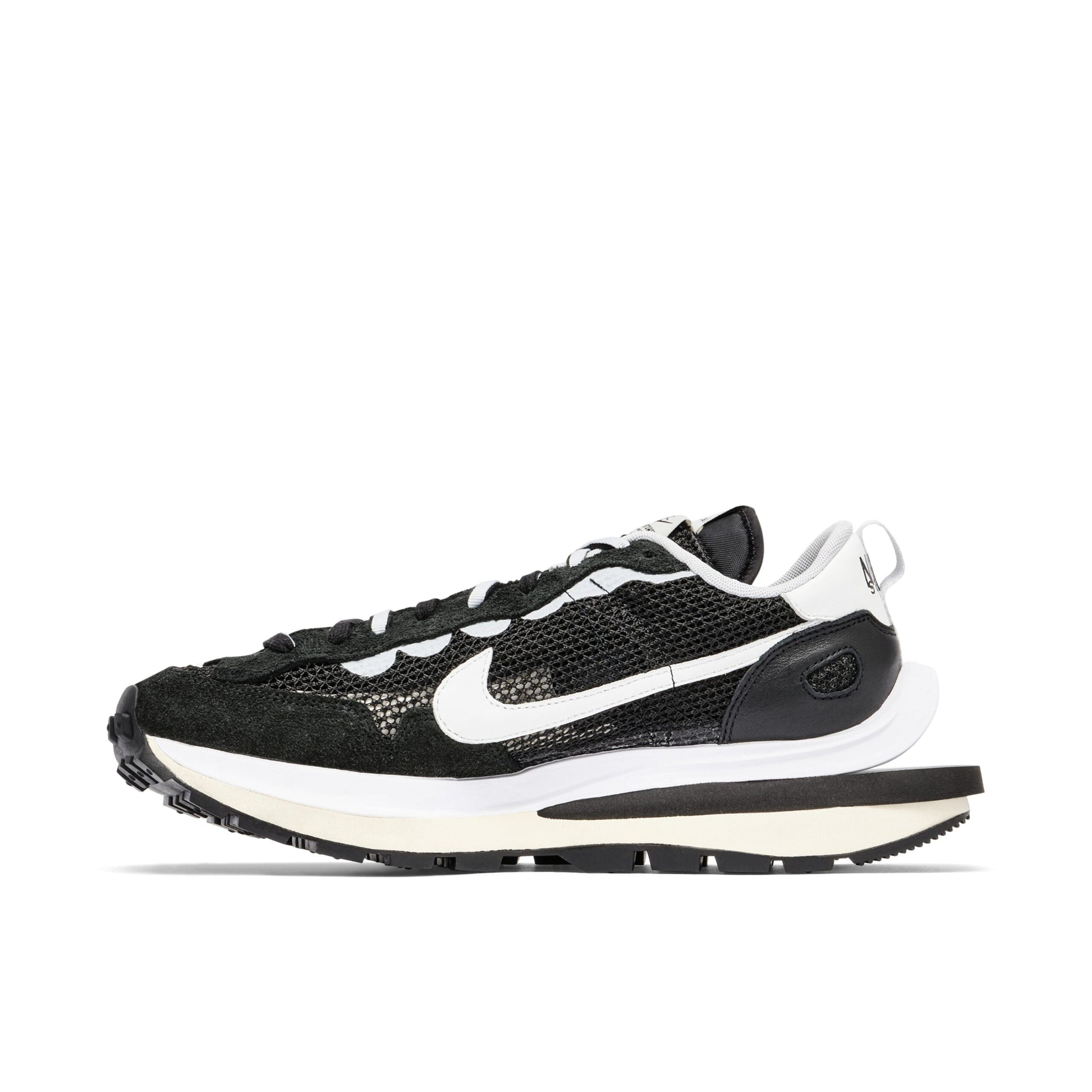 Sacai X Nike Vaporwaffle Black White