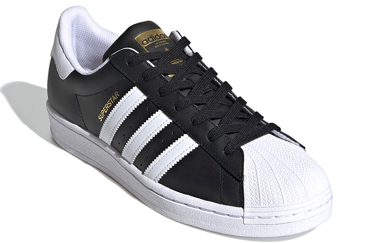 Adidas Originals Superstar Shoes 'Black White Gold' FX2331