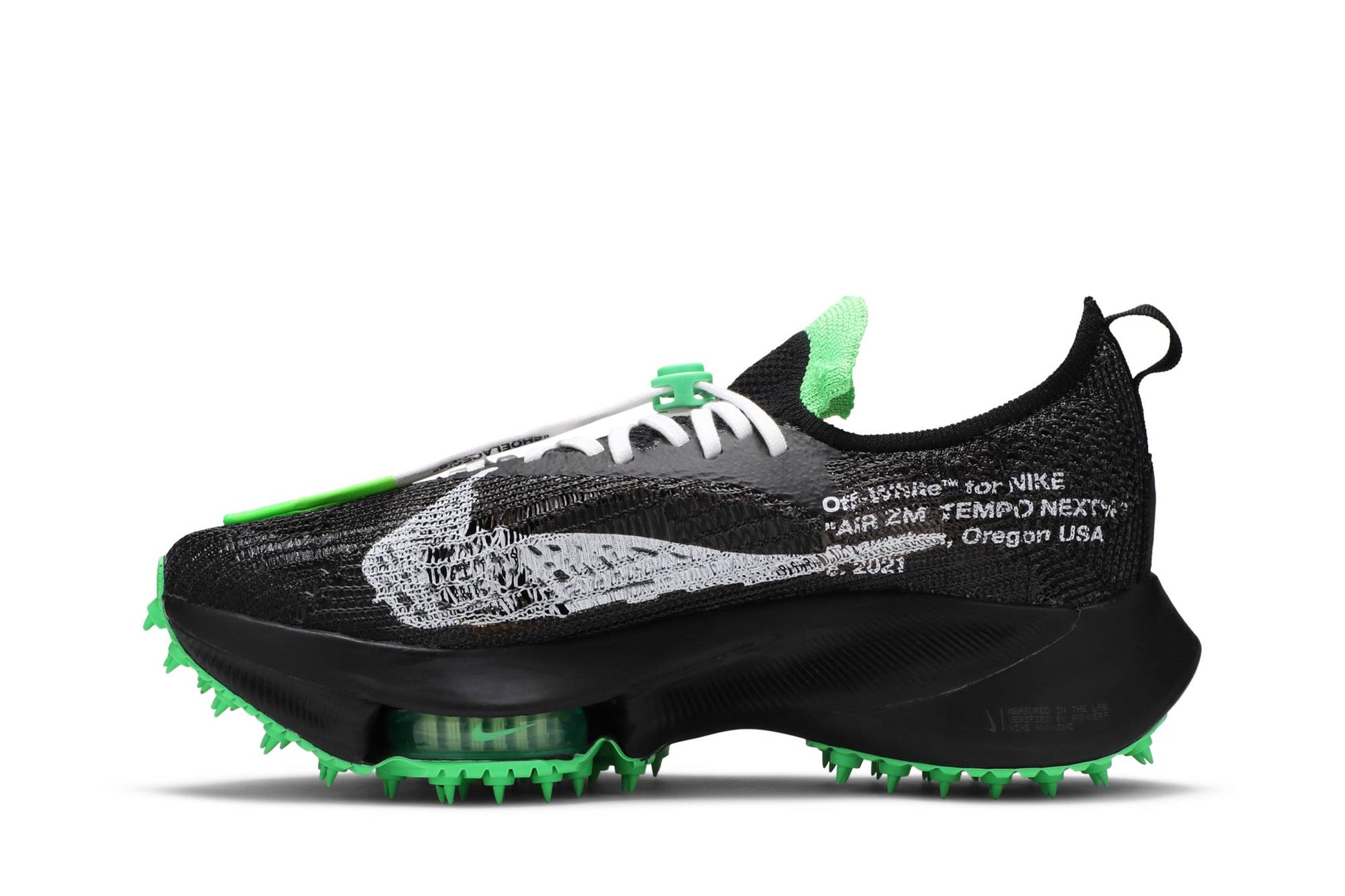 Off-White X Nike Air Zoom Turbo Next% Flyknit 'Black' CV0697-001