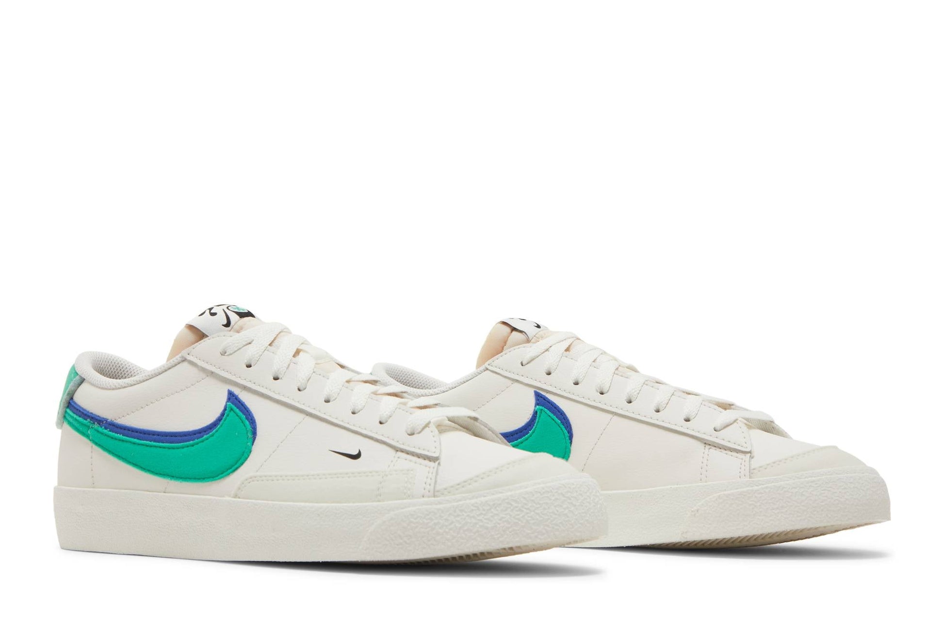 Nike Blazer Low 72 Double Swoosh 'Sail Green Blue' DO9777-001