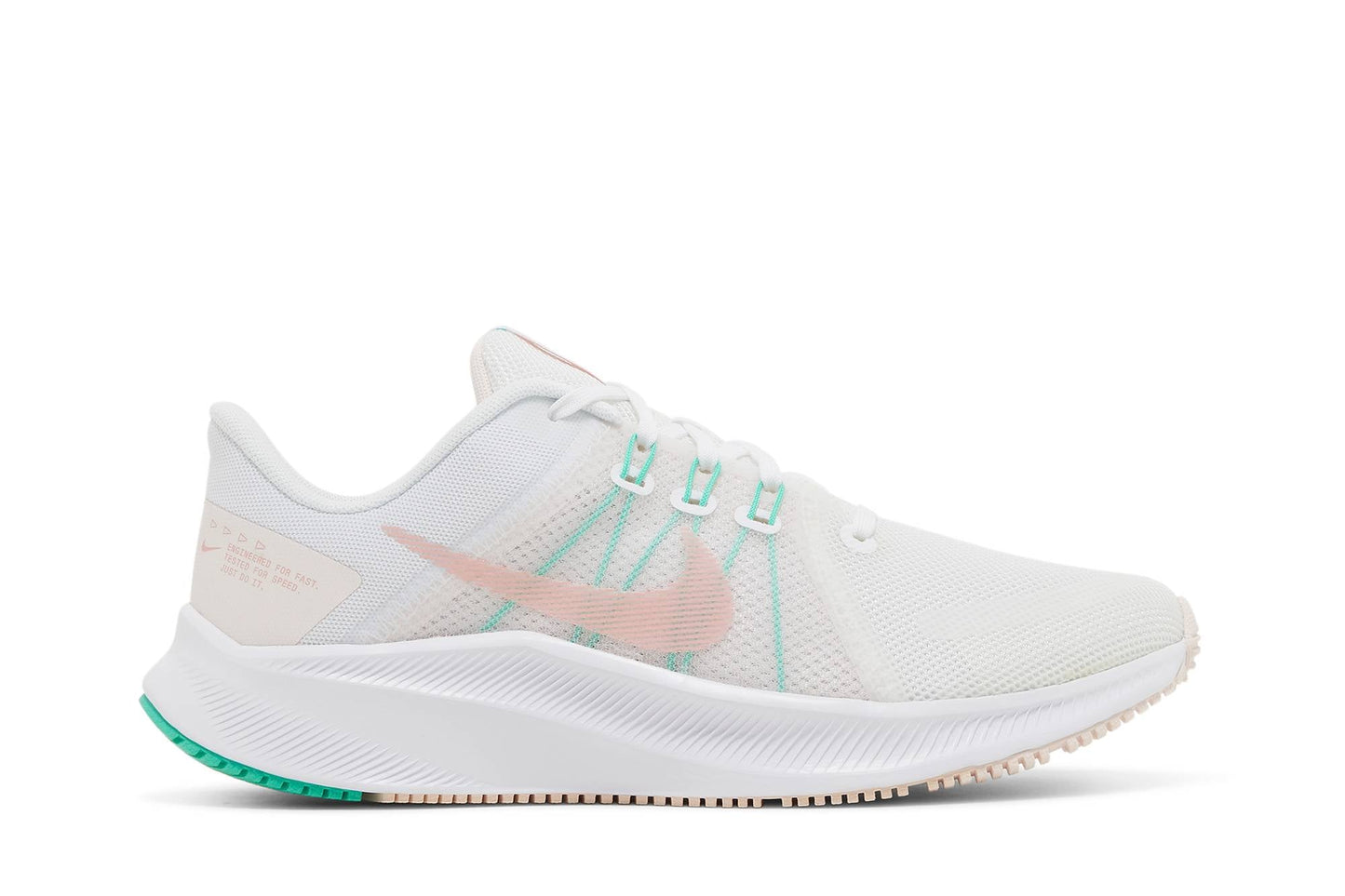 ( Women ) Nike Quest 4 'White Pink' DA1106-105