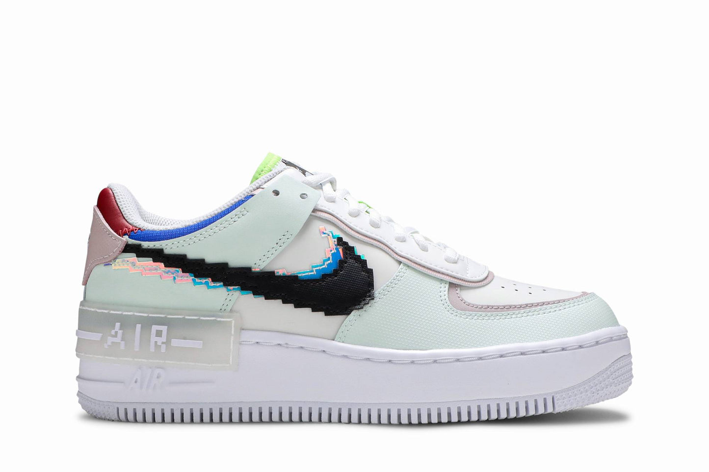 ( Women ) Nike Air Force 1 Shadow SE Pixel Swoosh – Barely Green CV8480-300