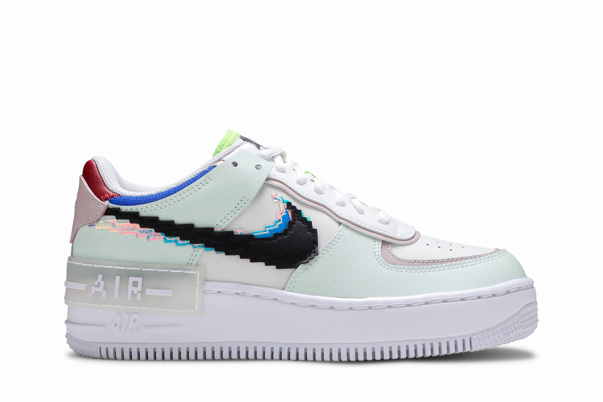 ( Women ) Nike Air Force 1 Shadow SE Pixel Swoosh – Barely Green CV8480-300