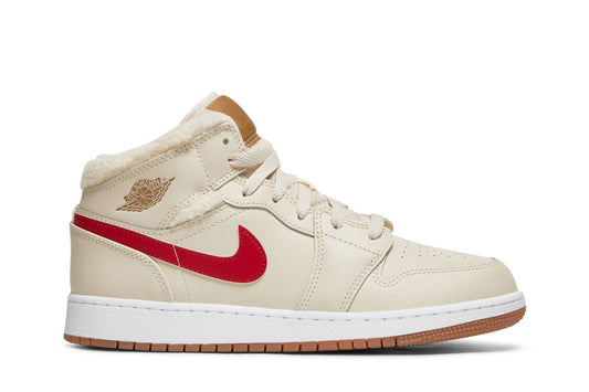 ( Grade School ) Air Jordan 1 Mid Utility 'Fleece' DO2207-264