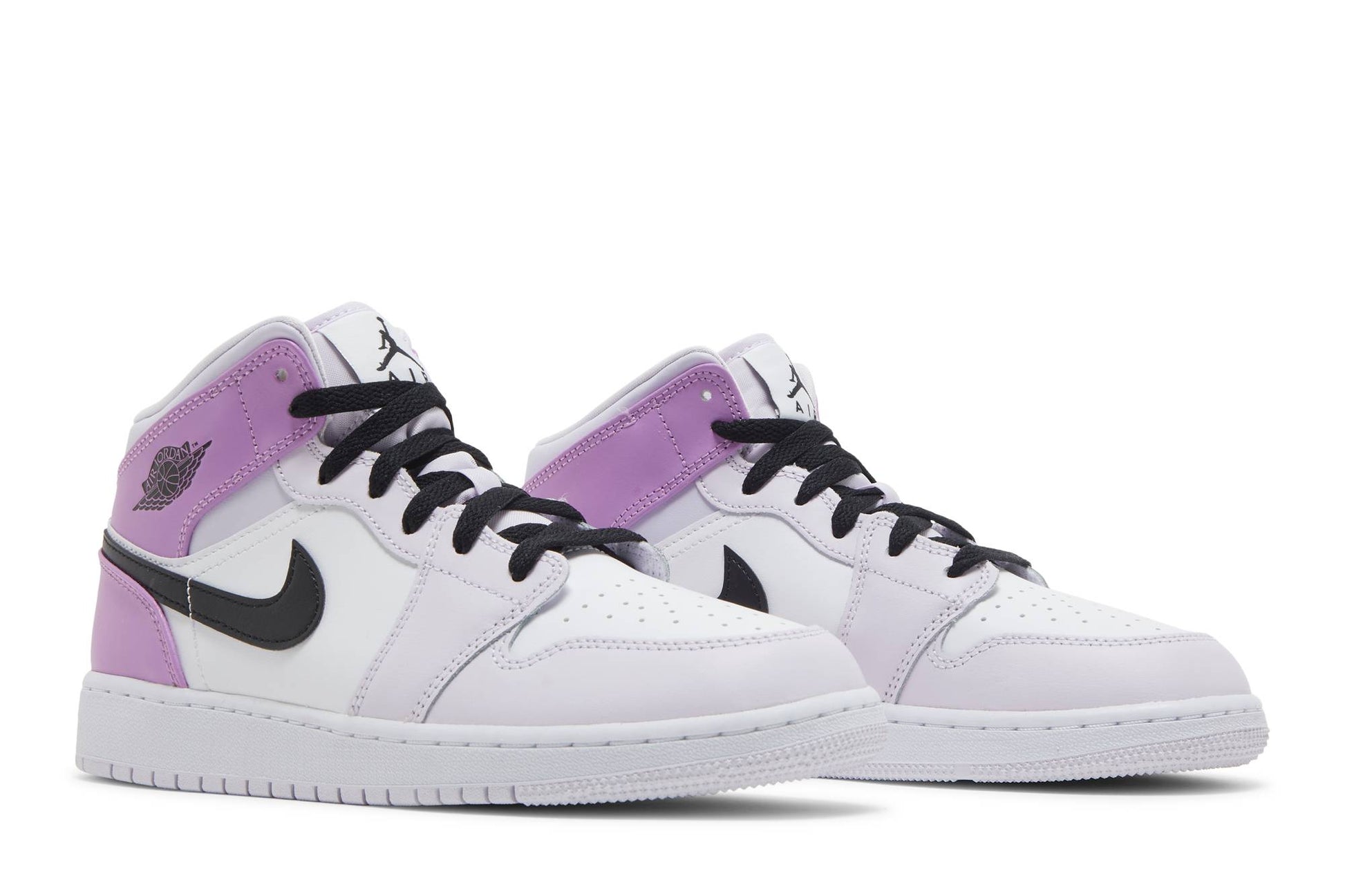 ( Grade School ) Air Jordan 1 Mid Barely Grape DQ8423-501