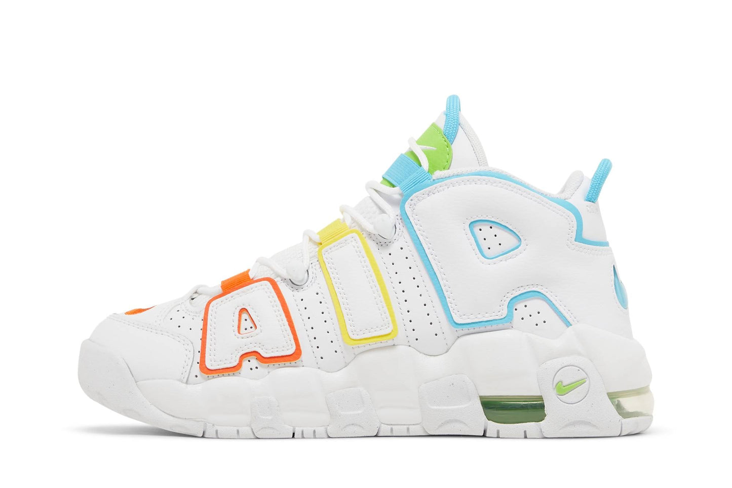 ( Grade School ) Nike Air More Uptempo White Rainbow FJ4624-100