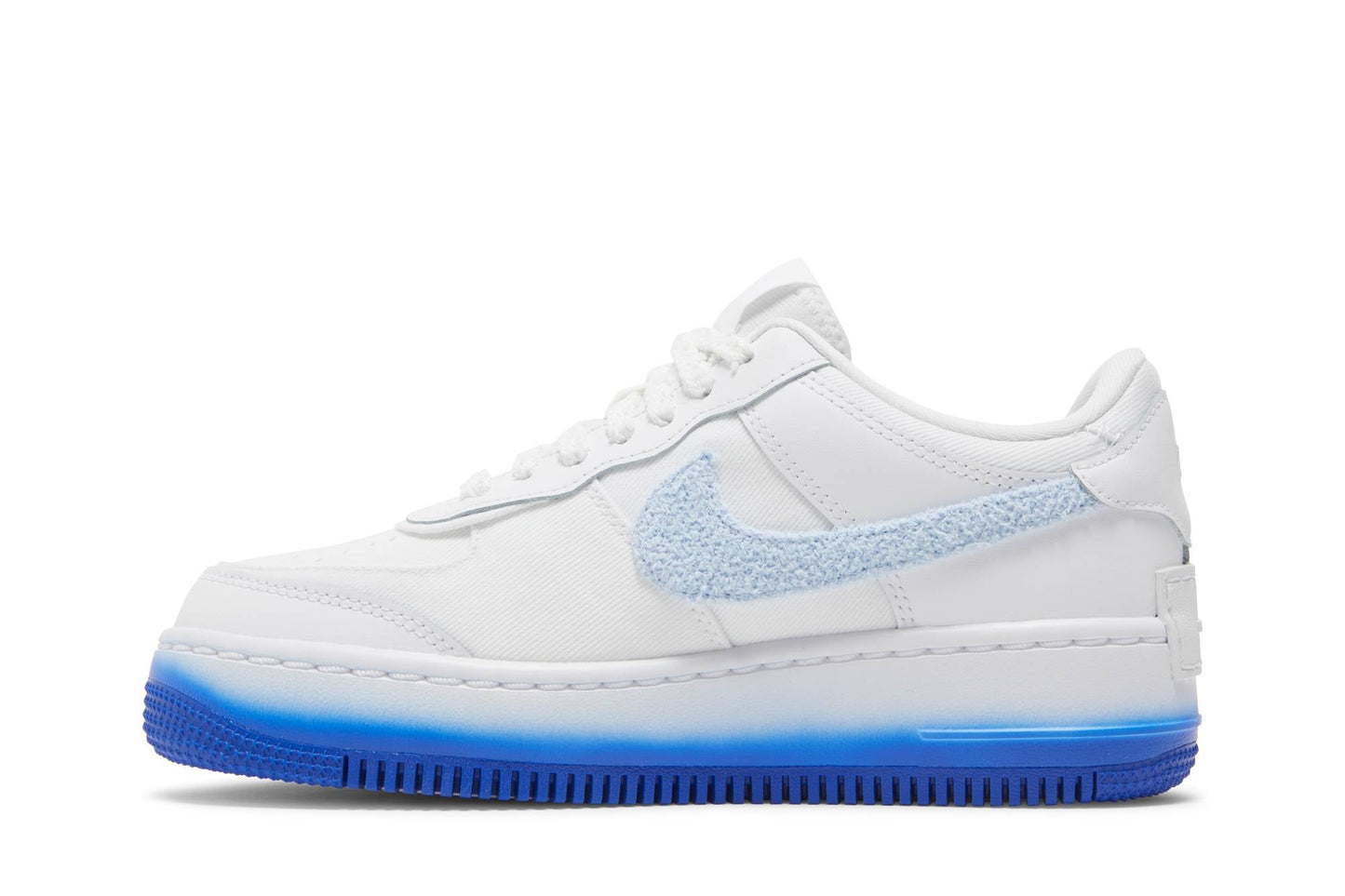 ( Women ) Nike Air Force 1 Shadow 'Chenille Swoosh – Blue Tint' FJ4567-100