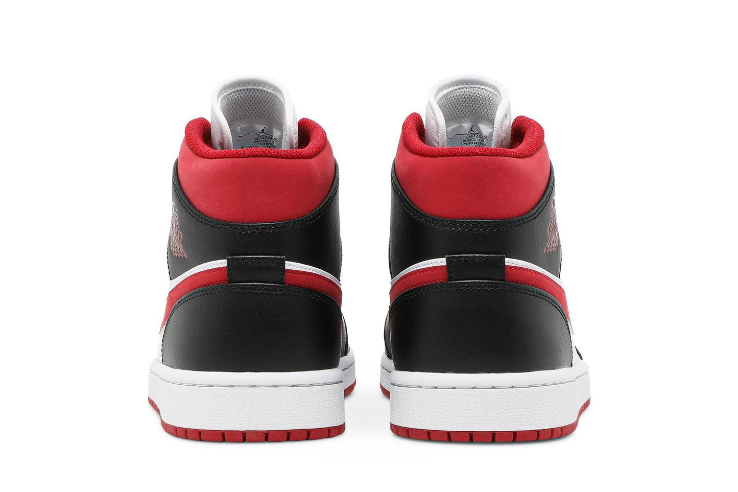 Air Jordan 1 Mid 'Black Gym Red' 554724-122