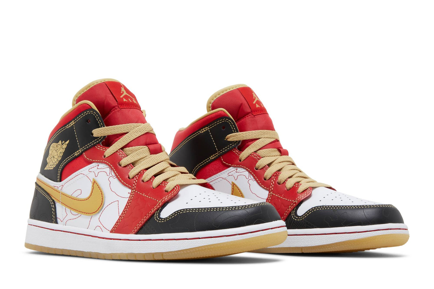 Air Jordan 1 Mid XQ 'White Black Sport Red' 2022 DV0576-176