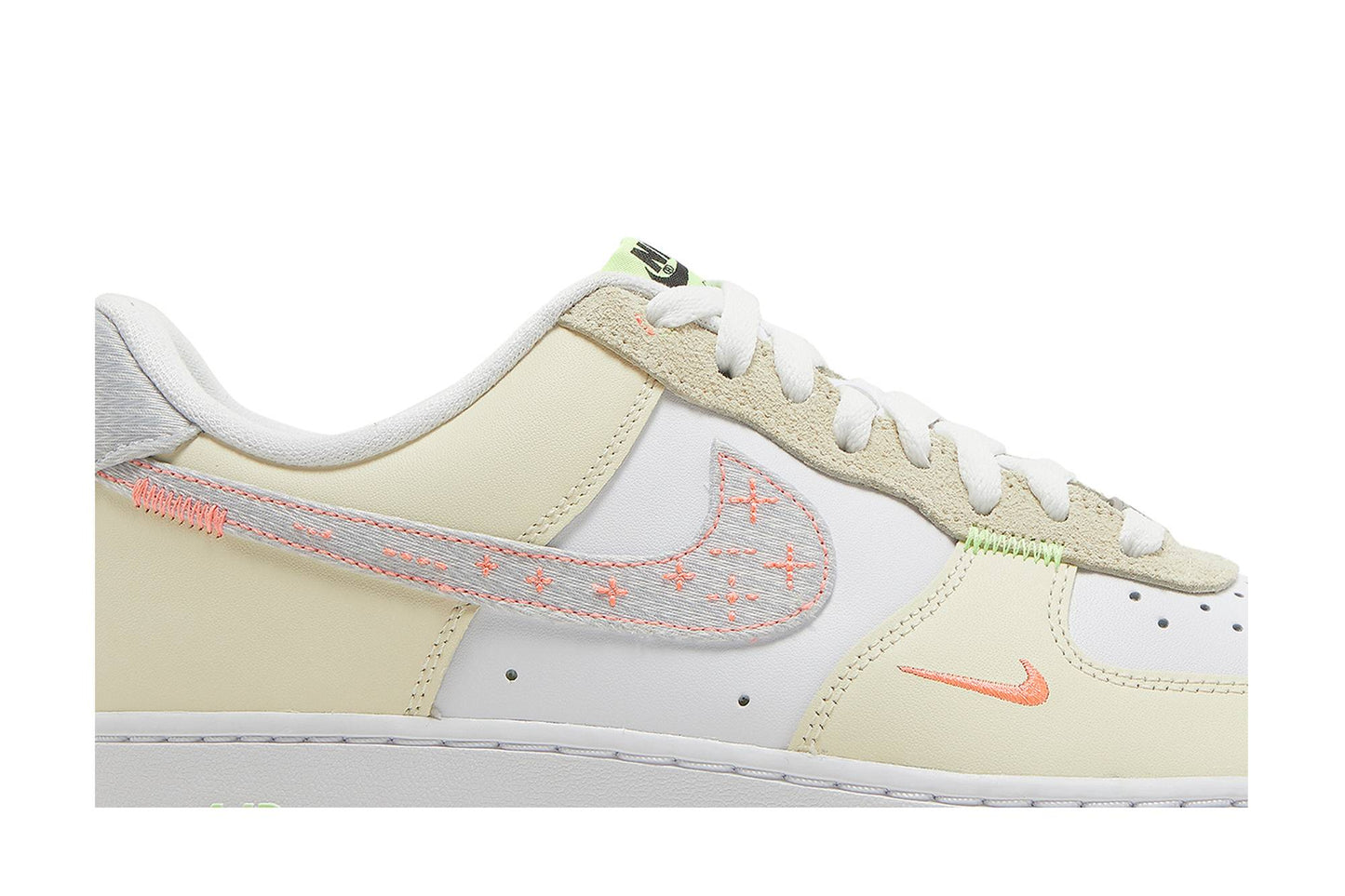 Nike Air Force 1 07 LV8 Just Stitch It – White Shade Green FB1852-111