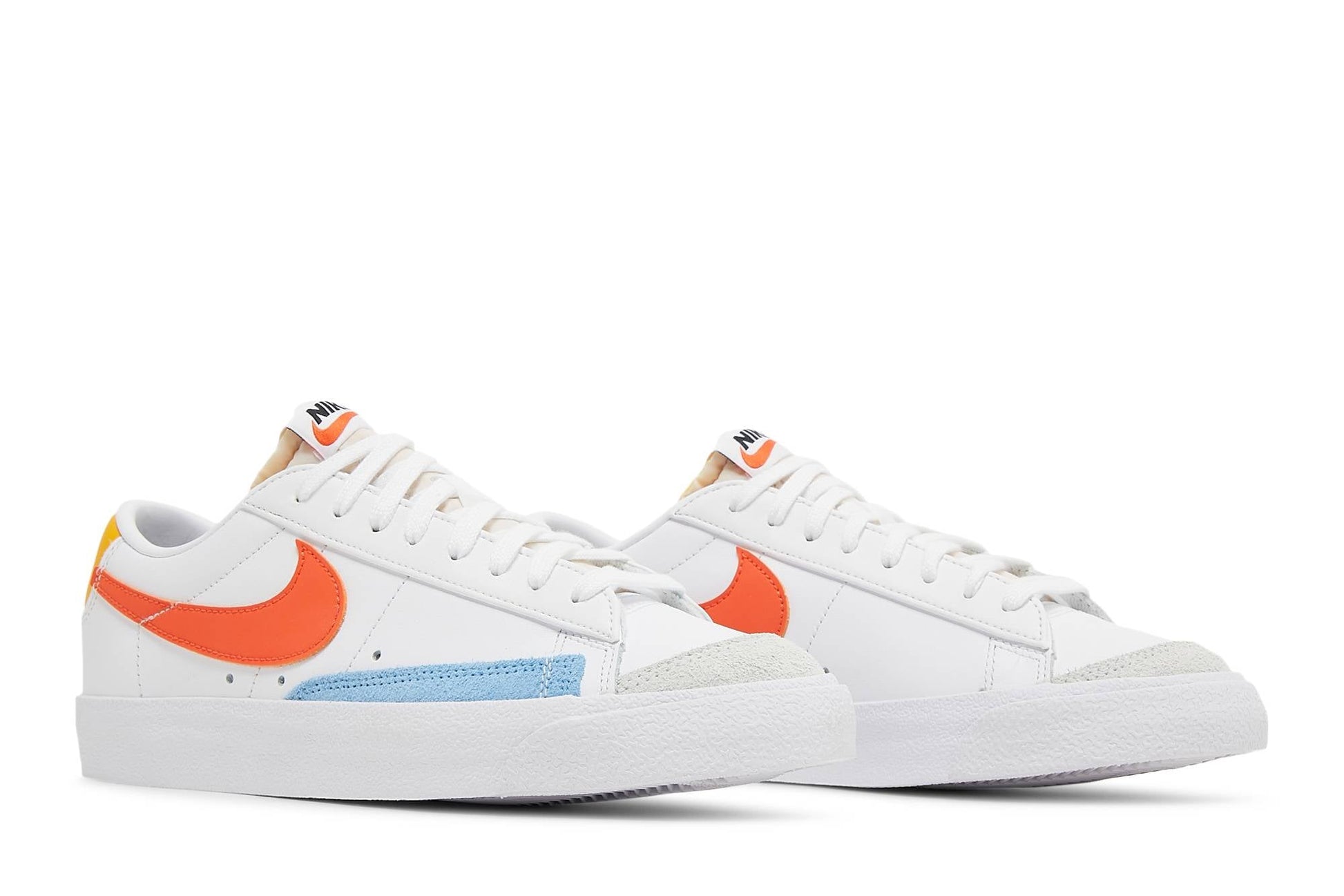 ( Women ) Nike Blazer Low '77 'White Orange' DC4769-105