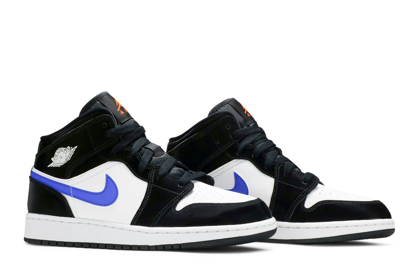 ( Grade School ) Air Jordan 1 Mid 'Black Racer Blue' 554725-084