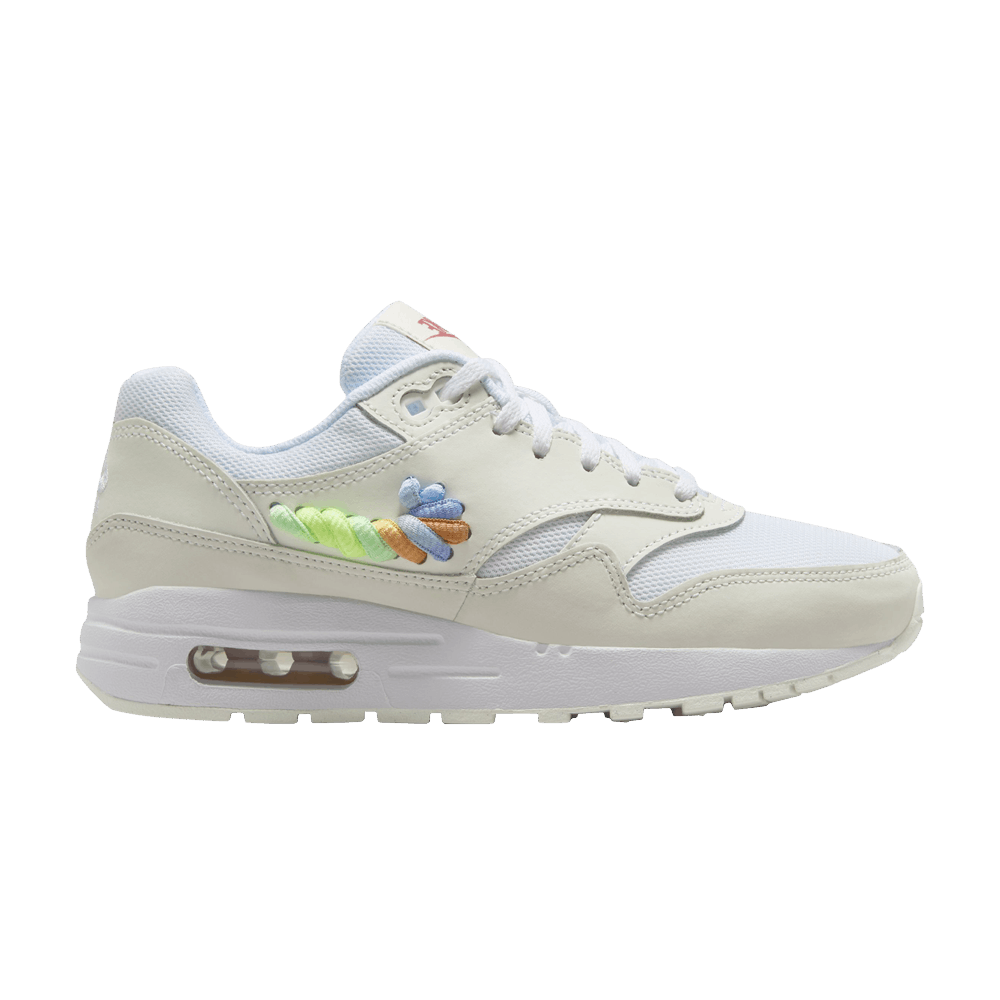 ( Youth ) Nike Air Max 1 SE 'Rainbow Lace Swoosh' FN4782-100