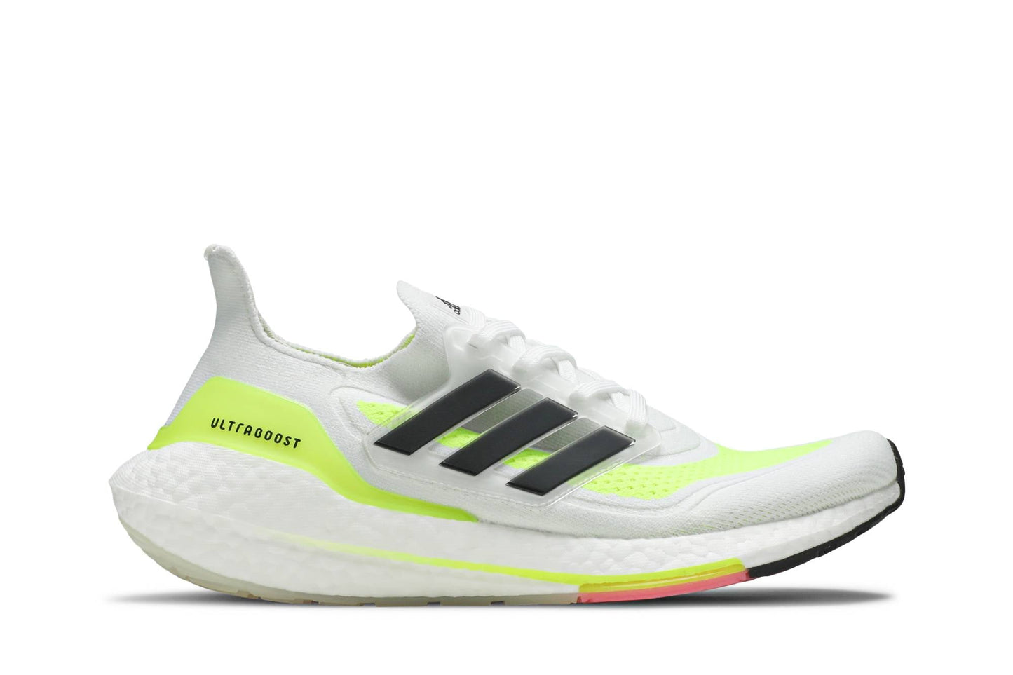 Adidas UltraBoost 21 'White Solar Yellow' FY0377