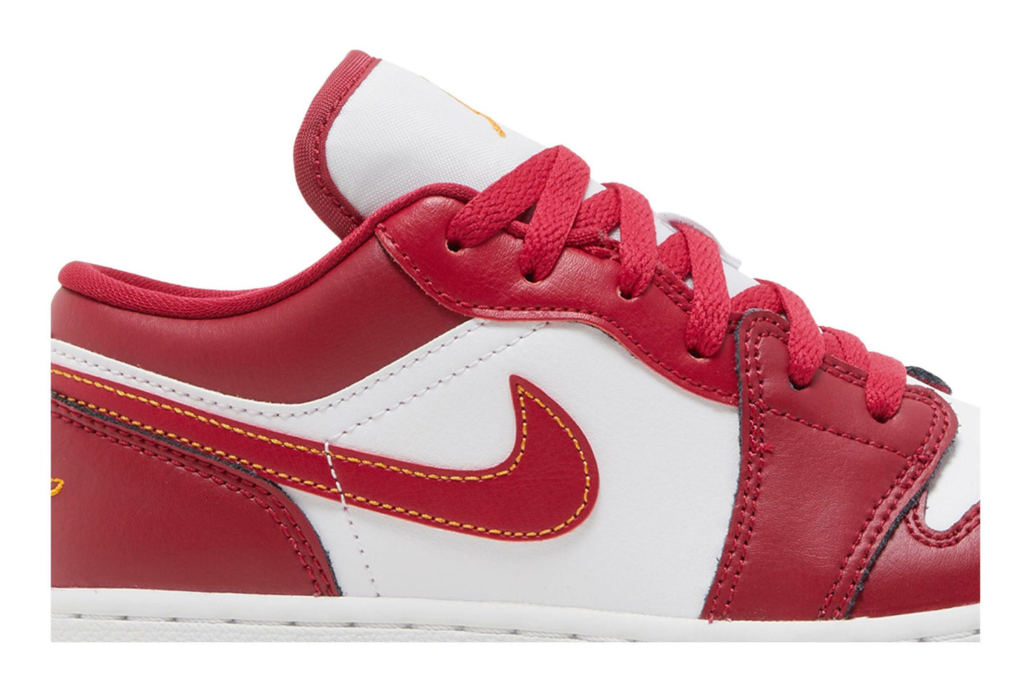 ( Grade School ) Air Jordan 1 Low Cardinal Red 553560-607