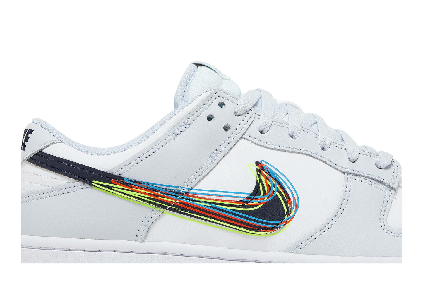 Nike Dunk Low 3D Swoosh White Grey Navy DV6482-100