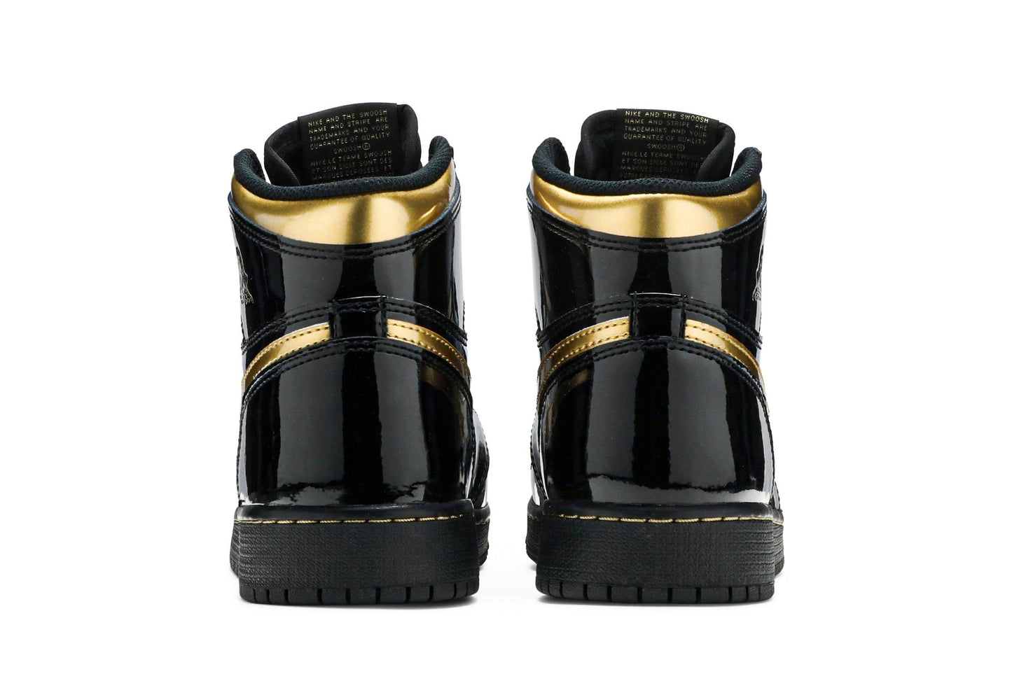 ( Grade School ) Air Jordan 1 Retro High OG 'Black Metallic Gold' 575441-032