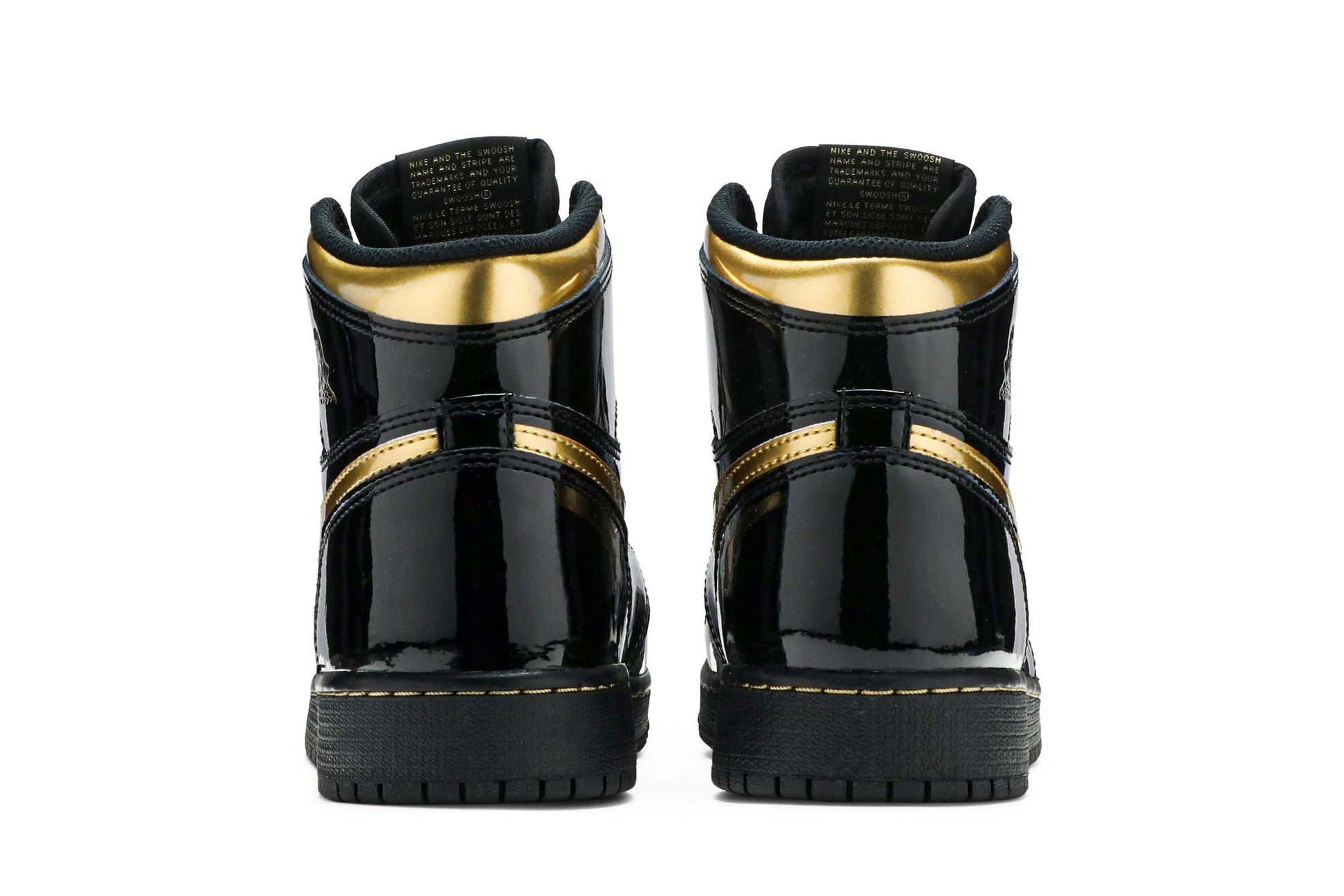 ( Grade School ) Air Jordan 1 Retro High OG 'Black Metallic Gold' 575441-032