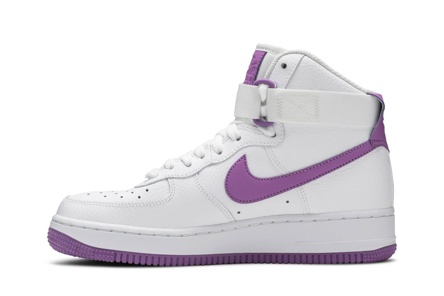 ( Women ) Nike Air Force 1 High White Dark Orchid 334031-112