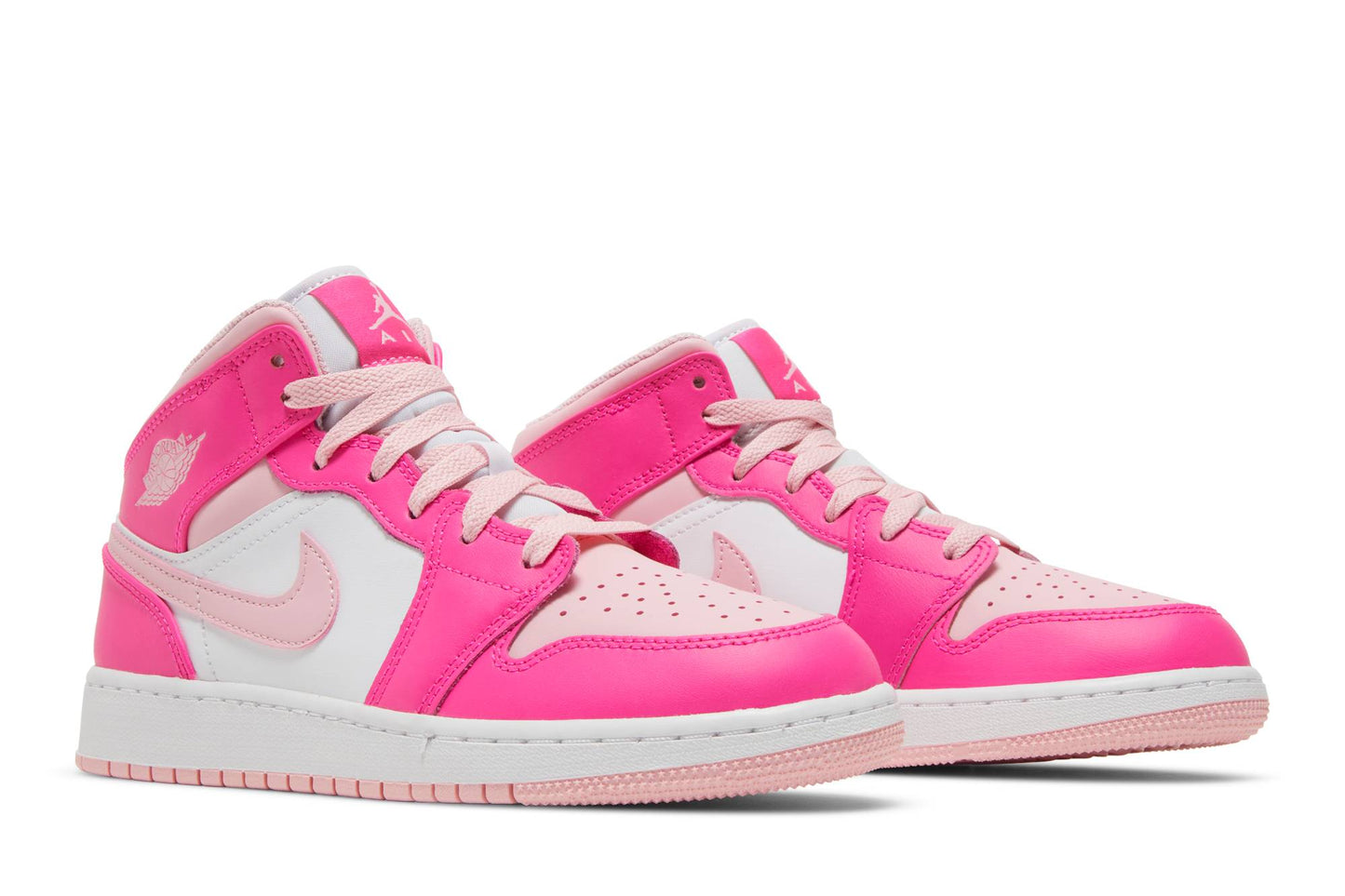( Grade School ) Air Jordan 1 Mid Medium Soft Pink FD8780-116