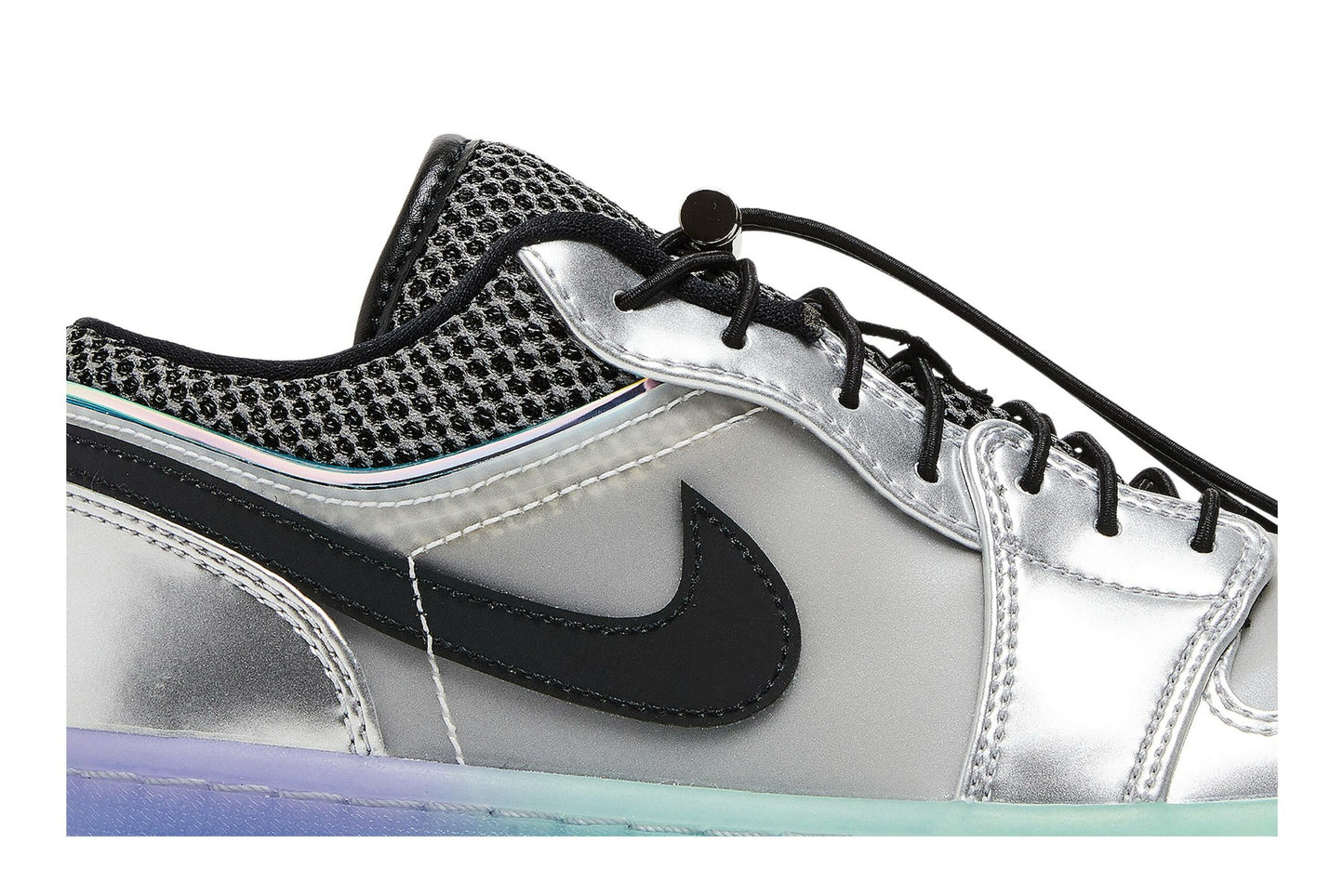 ( Women ) Air Jordan 1 Low SE 'Metallic Silver Gradient' DJ5199-109