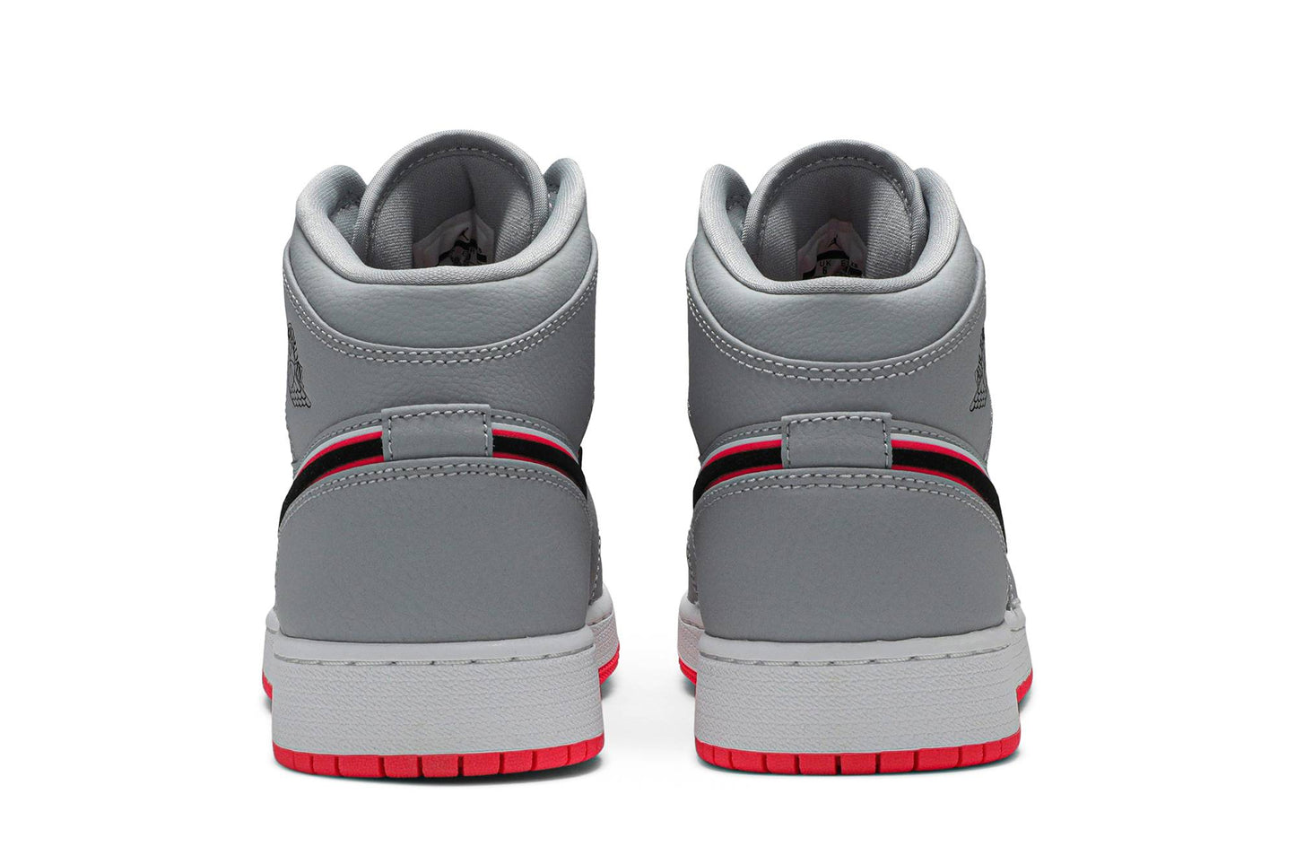 ( Grade School ) Air Jordan 1 Mid 'Wolf Grey Pink' 555112-060