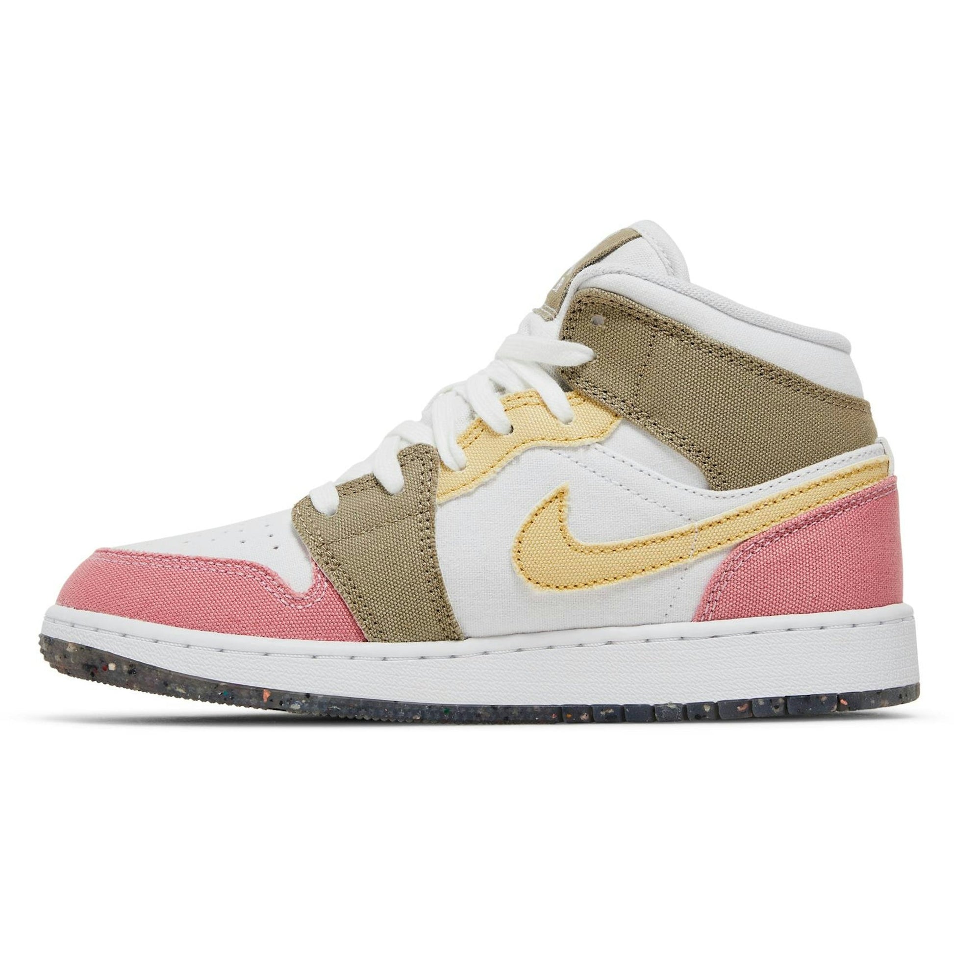( Grade School ) Air Jordan 1 Mid 'Pastel Grind' DJ0338-100
